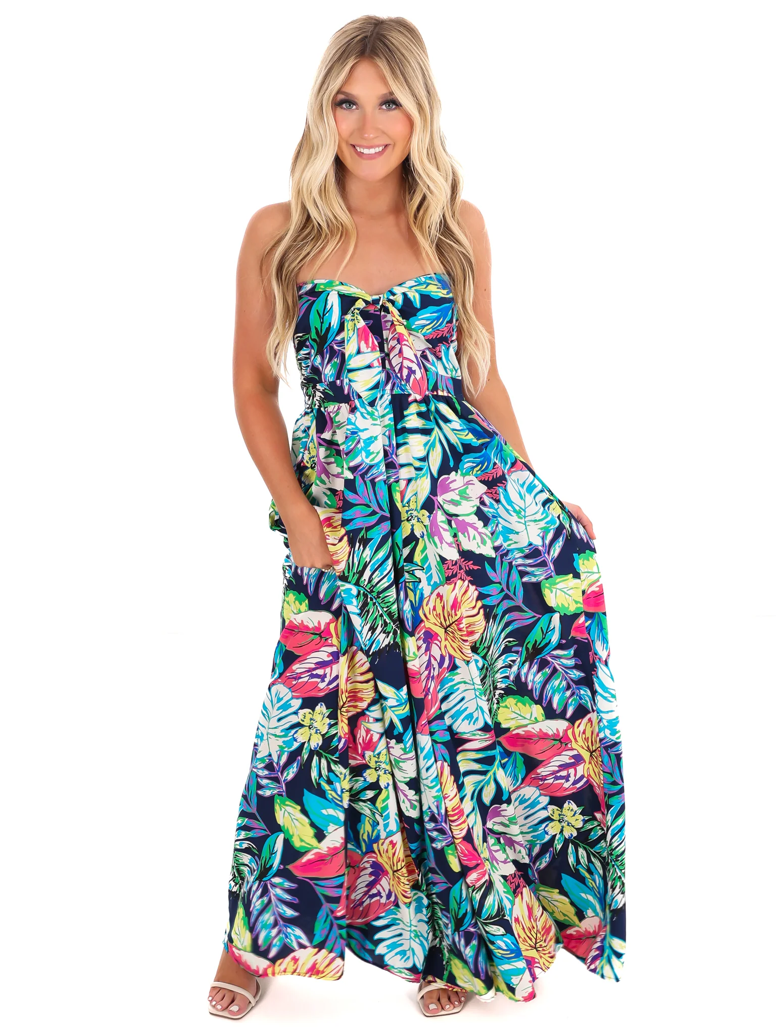 Meet Me in Paradise Floral Jumpsuit - Image 4