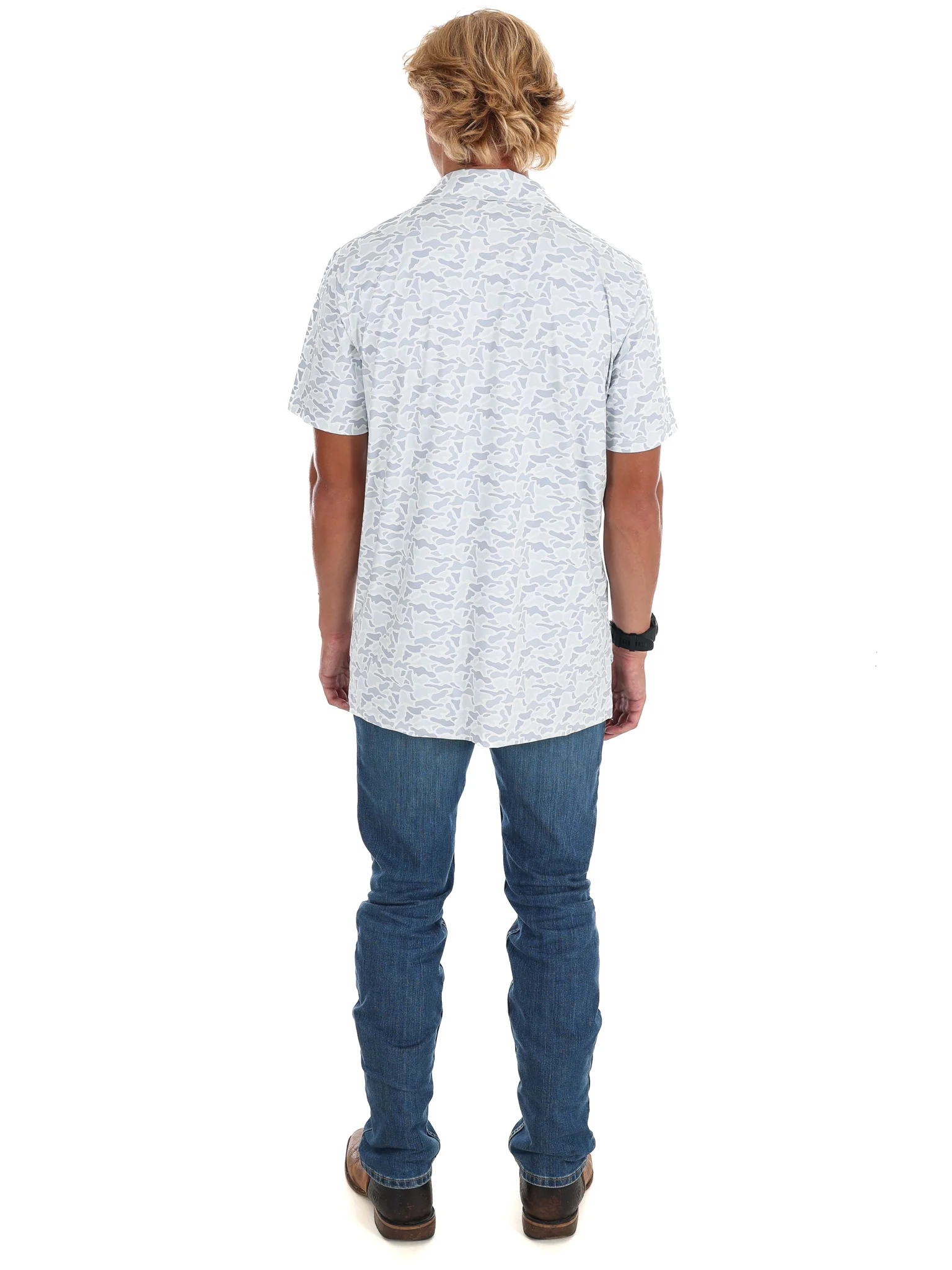 Men's Grey Camo Hound Dog Polo - Image 6