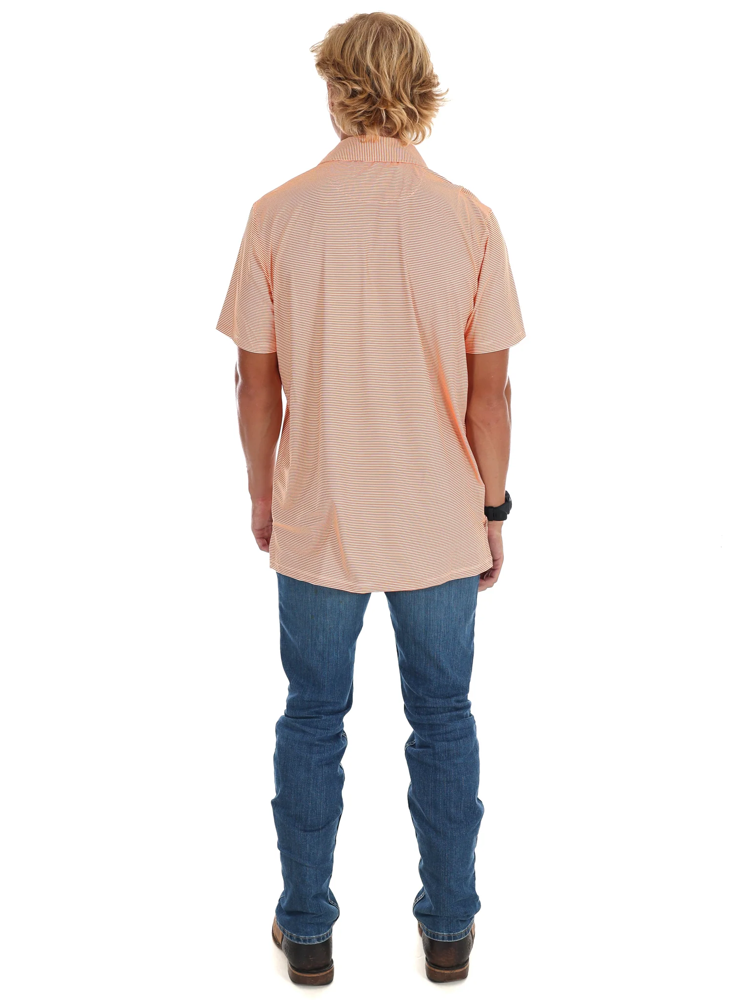 Men's Stripe Hound Dog Polo - Image 8
