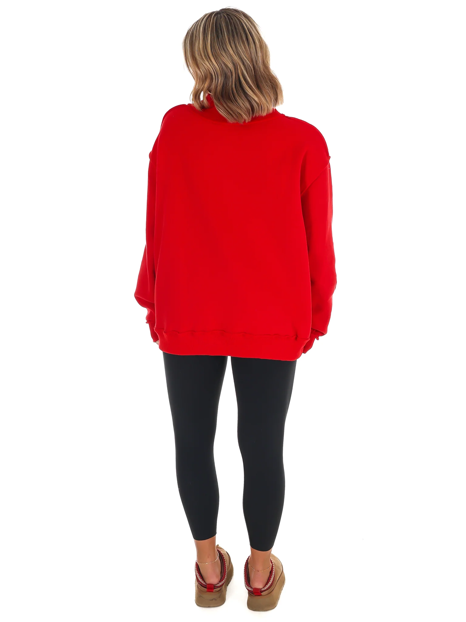 Merry Embroidered Mock Neck Sweatshirt - Image 10