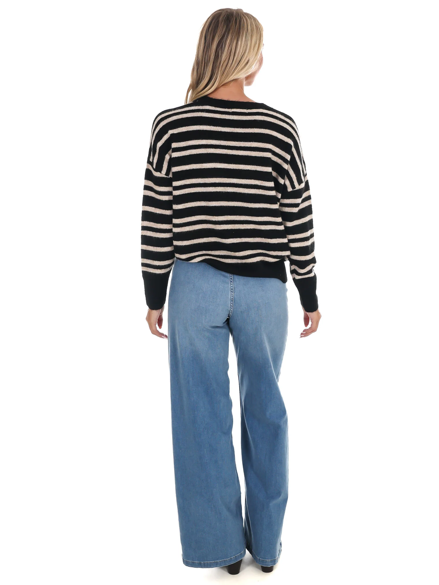 Midnight Muse Stripe Sweater - Image 7