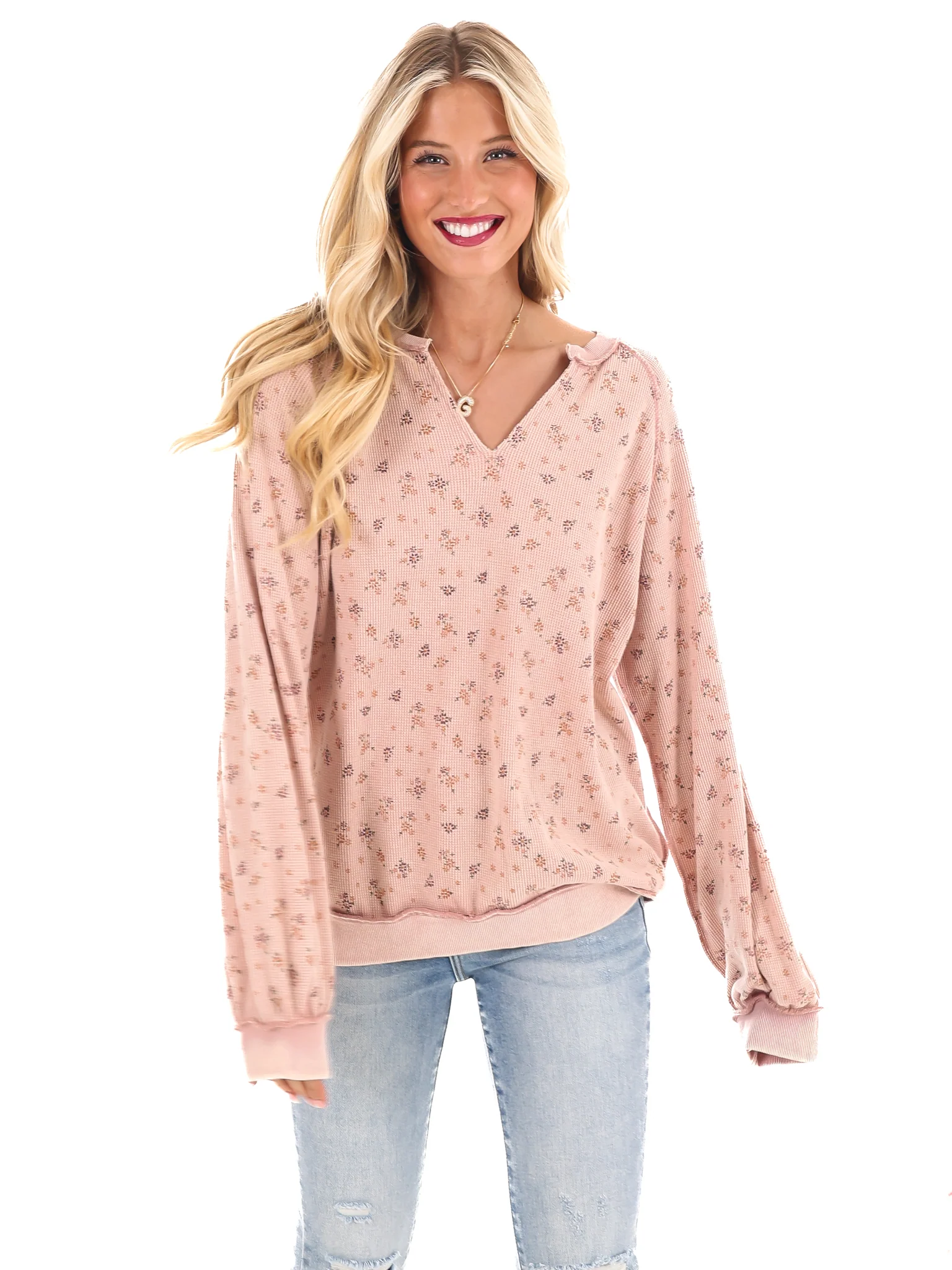 Mineral Muse Print Thermal Top