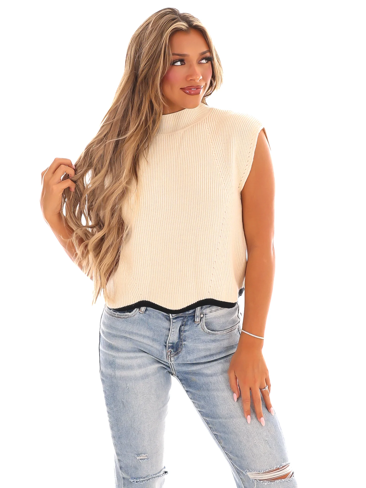 Modern Classic Mock Neck Sweater - Image 5