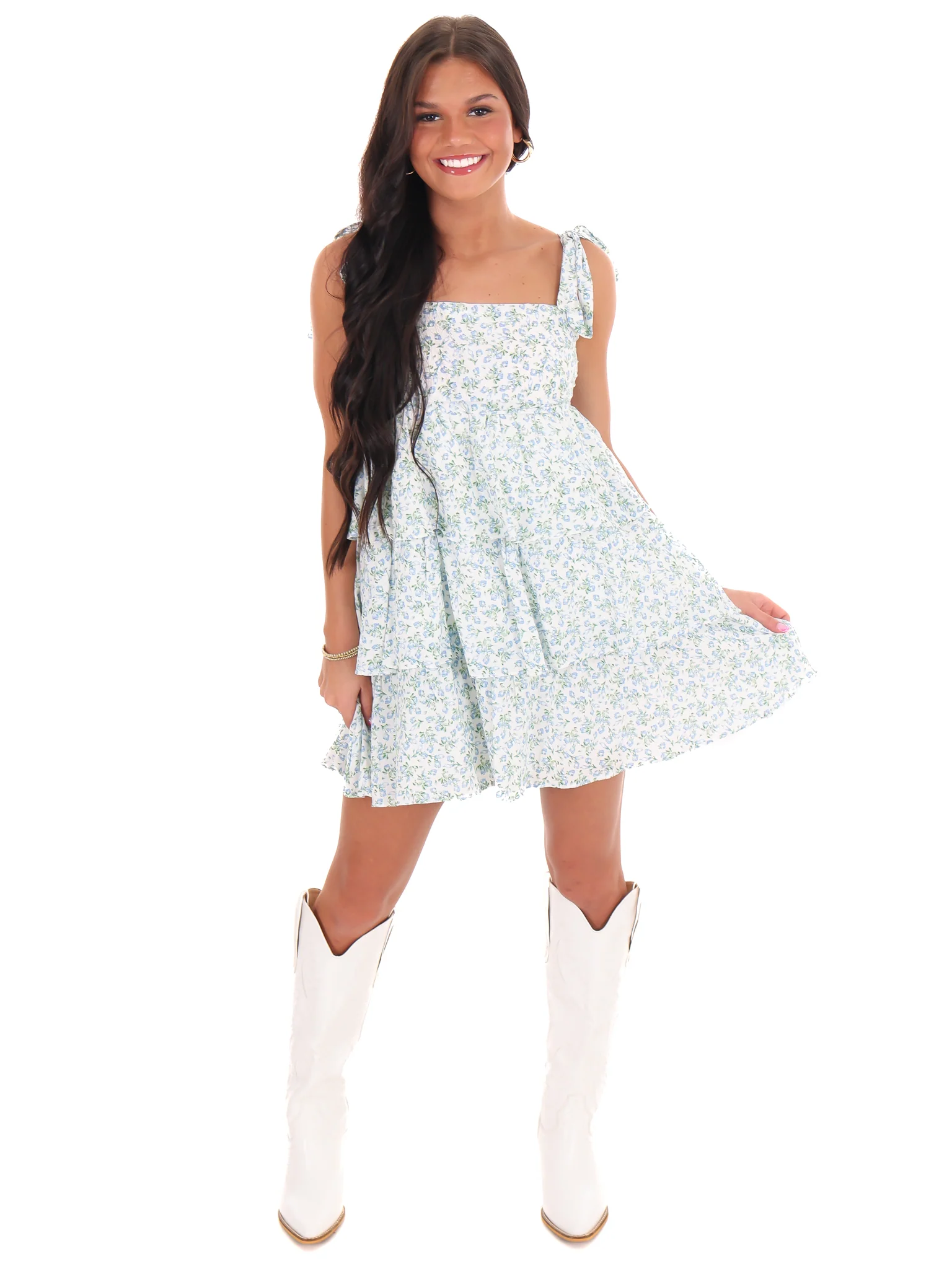 Moments of Me Floral Mini Dress - Image 2