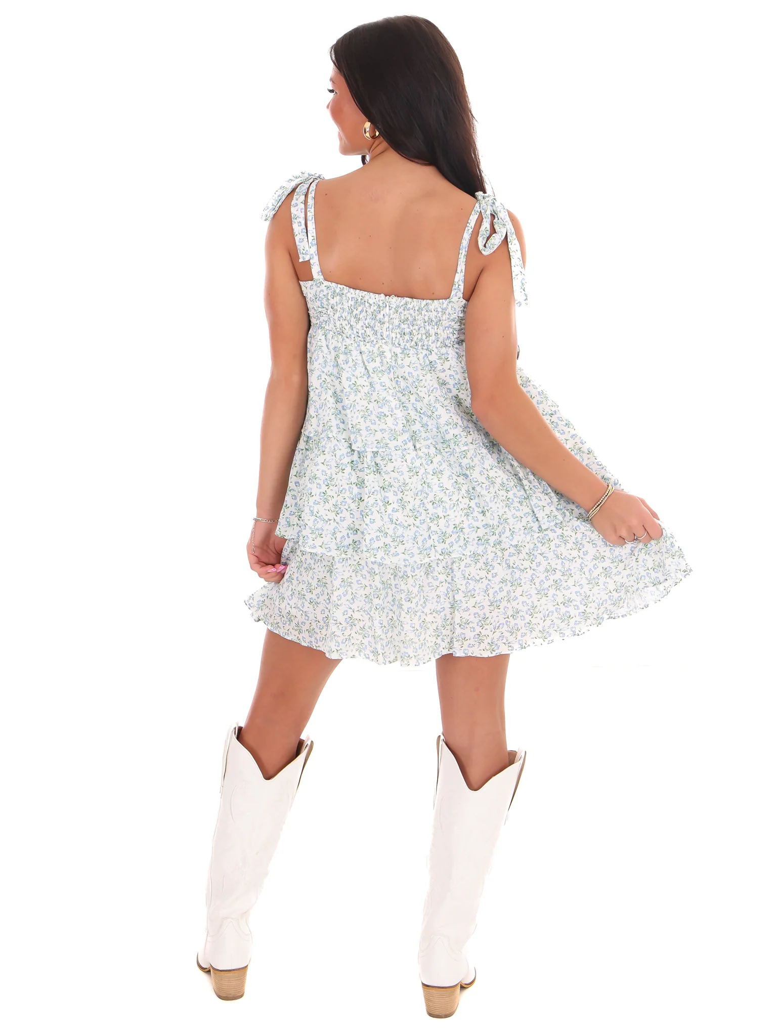 Moments of Me Floral Mini Dress - Image 7