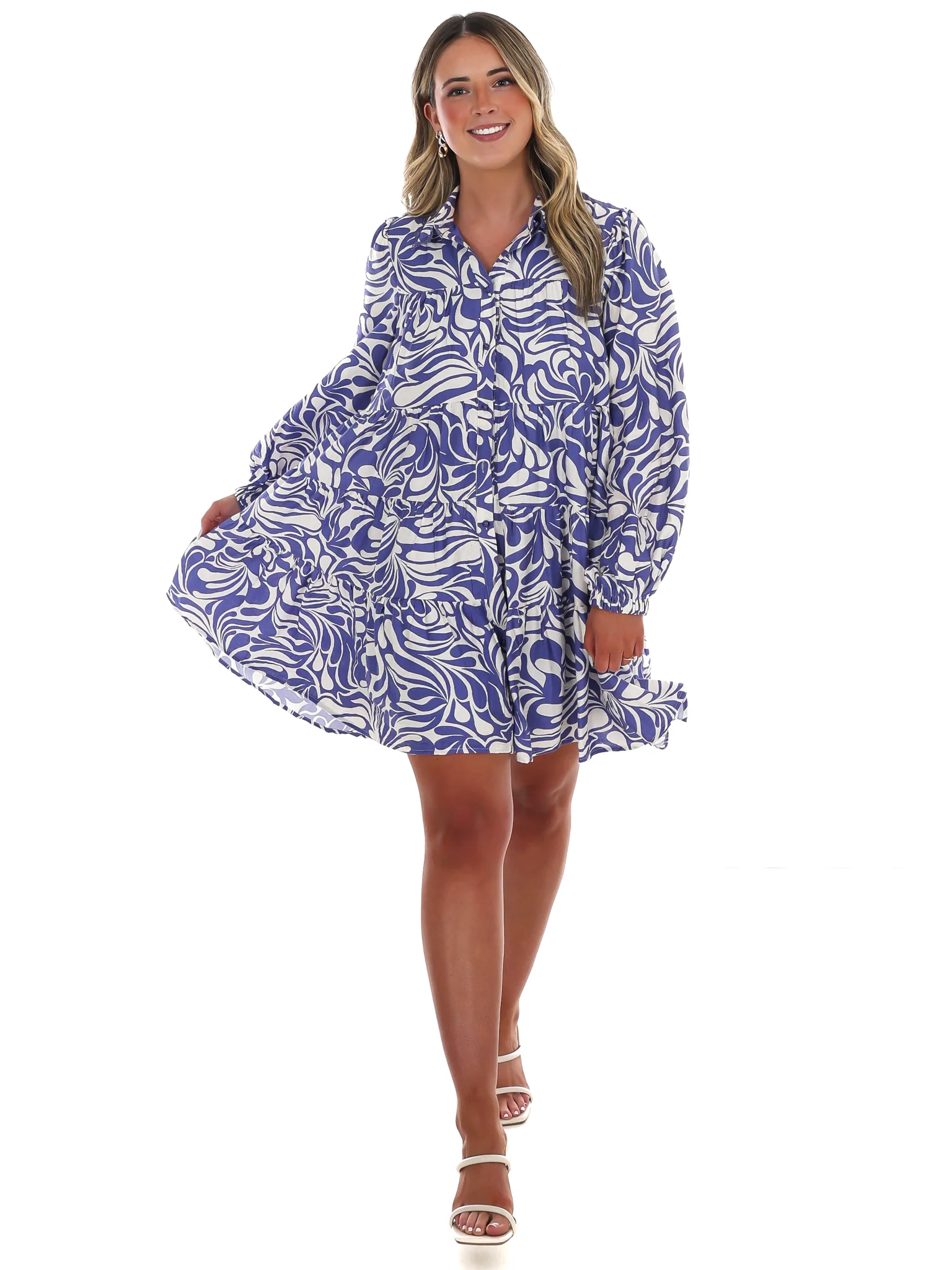Moodboard Abstract Print Dress - Image 2