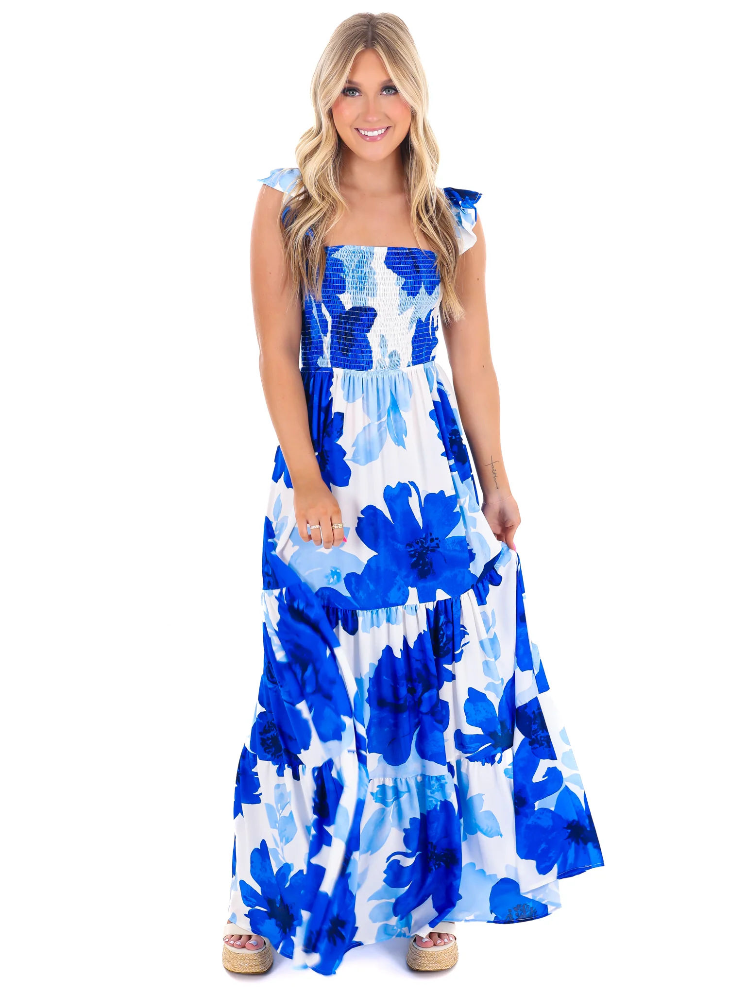 Move Forward Floral Maxi Dress - Image 4