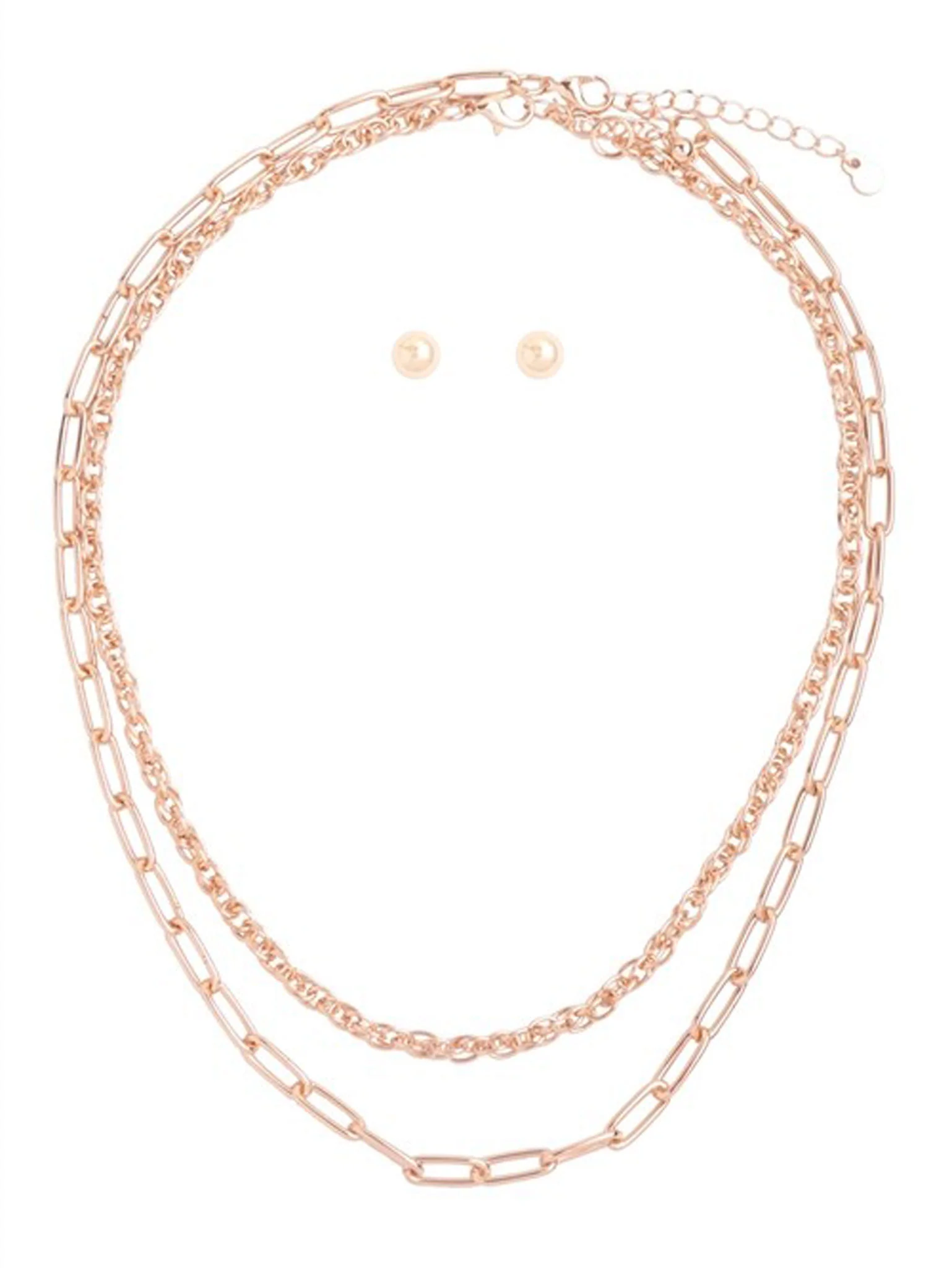 Multi Chain Layered Necklace