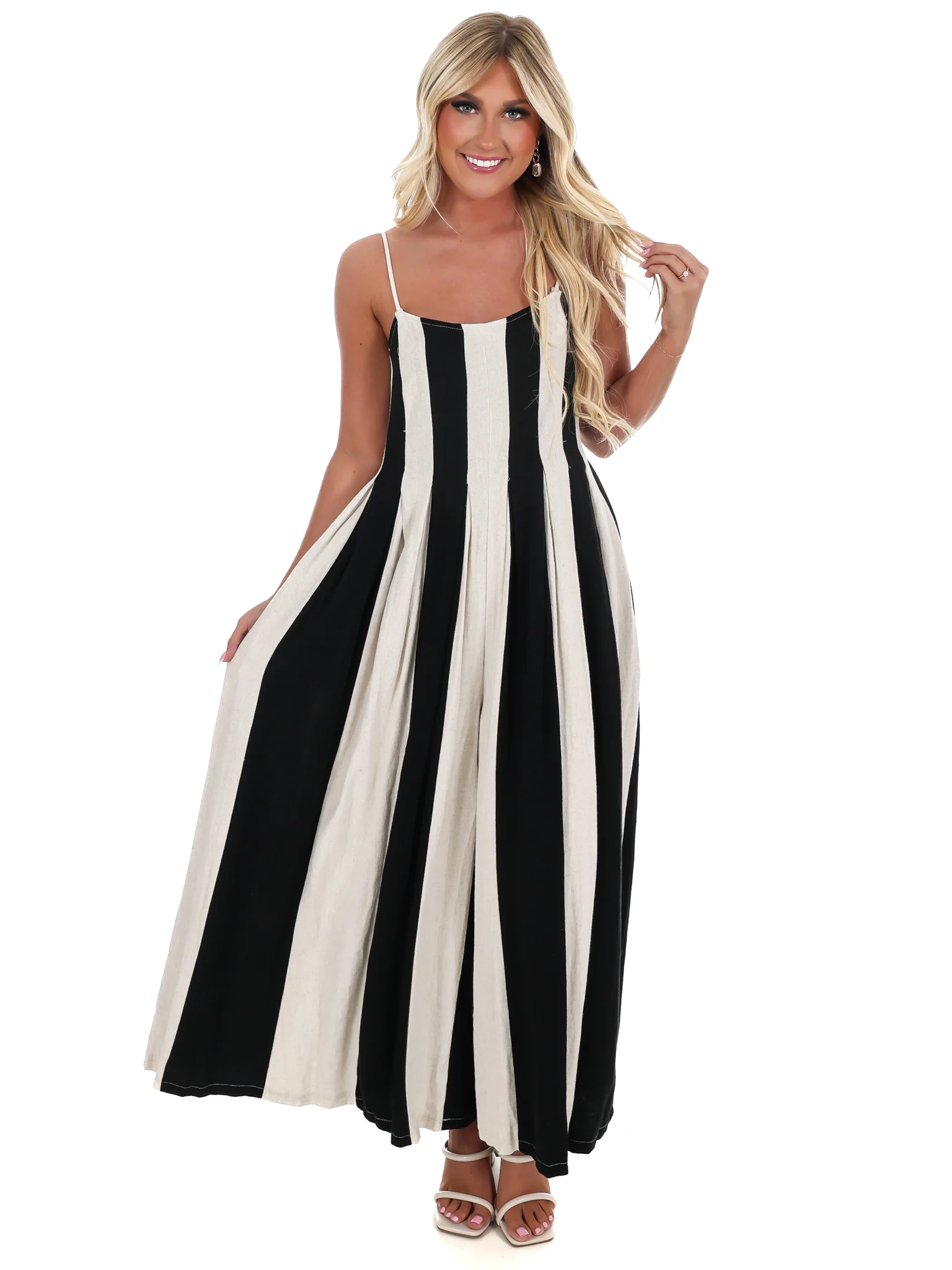 Natural State Striped Jumpsuit - Image 2