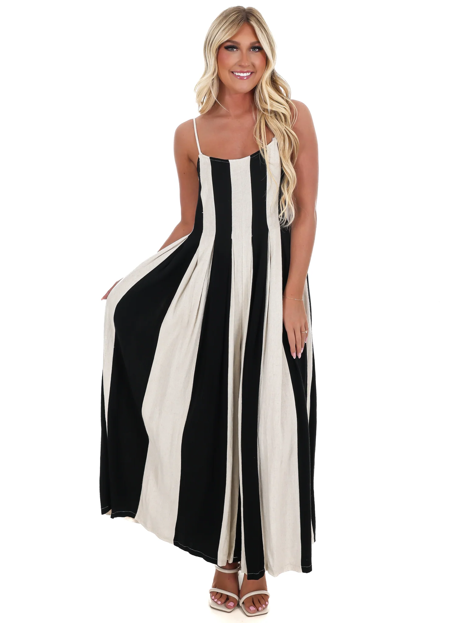 Natural State Striped Jumpsuit - Image 3
