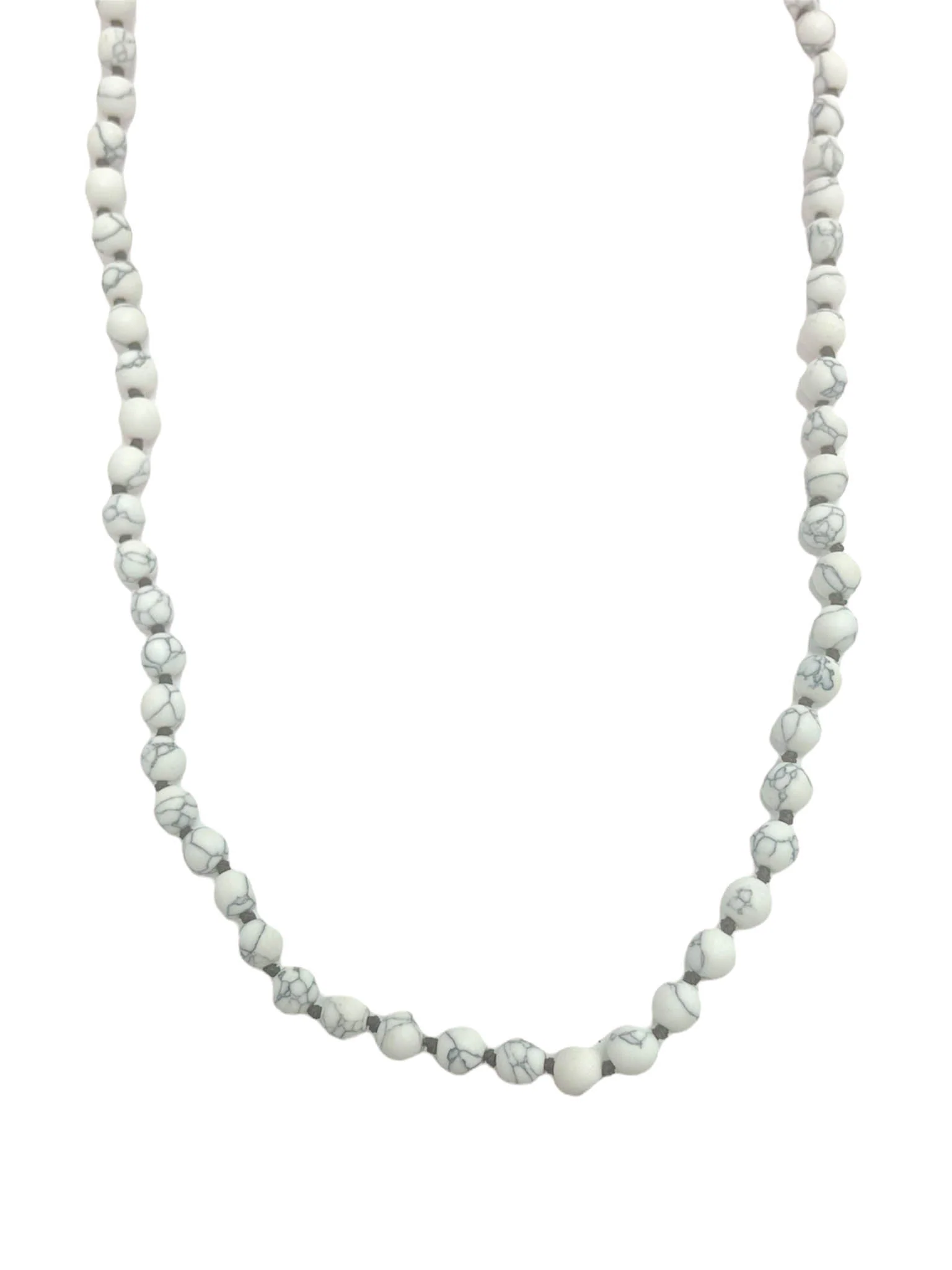 Natural Stone Bead Necklace - Image 4