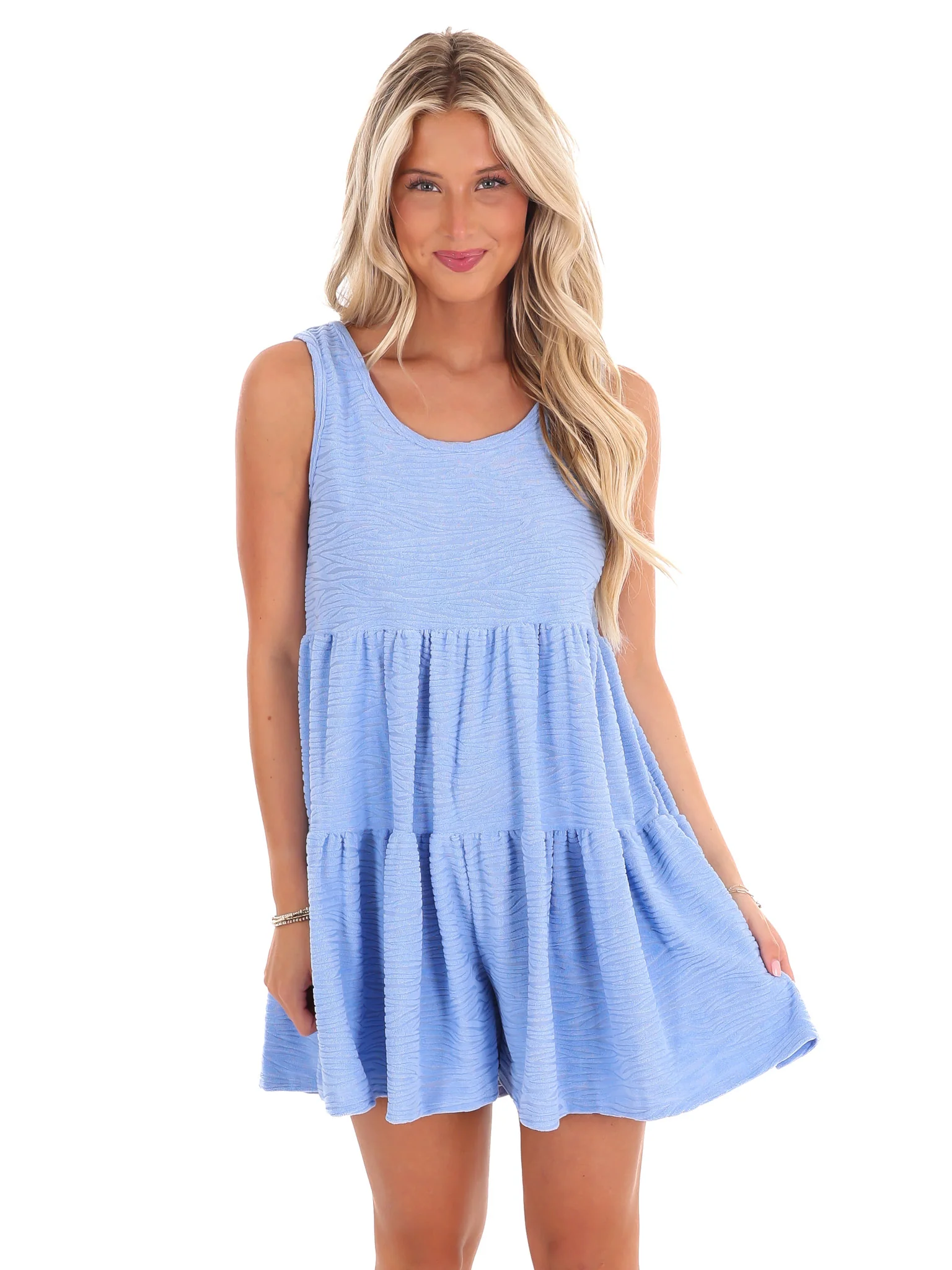 Need to Chill Textured Romper - Image 3