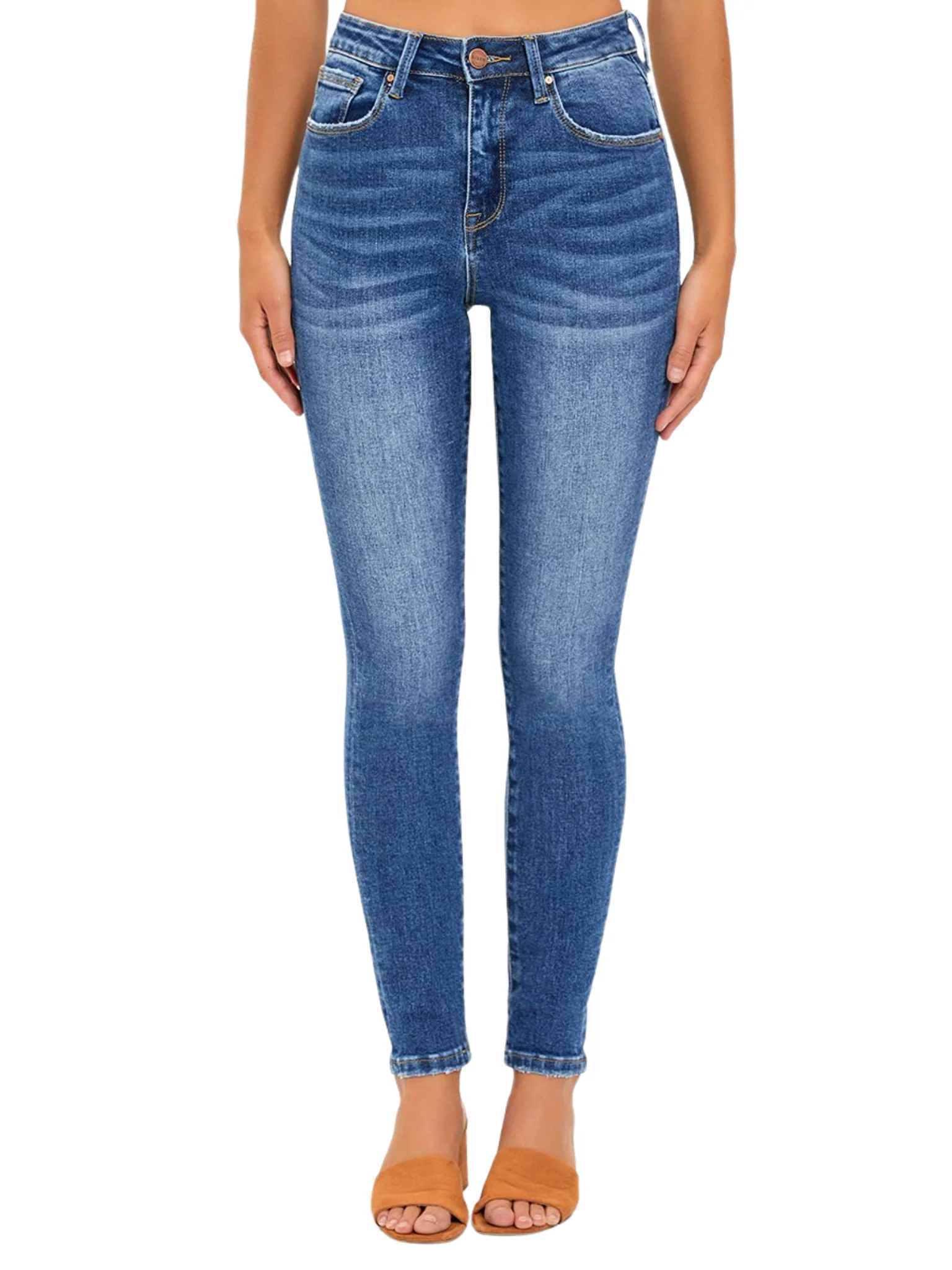 Never Alone High Rise Ankle Skinny Jean - Image 3