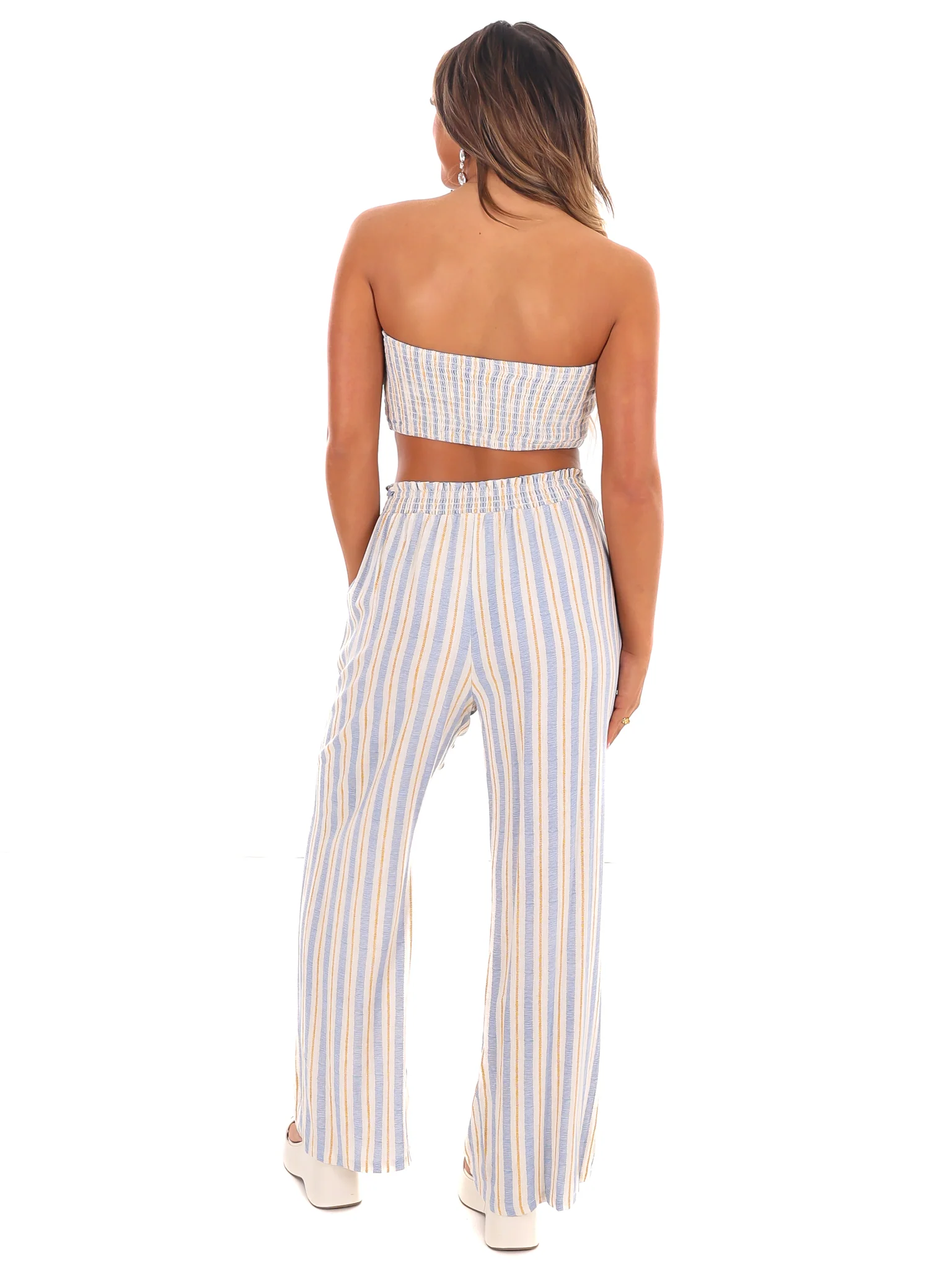 Never Til Now Stripe Two Piece Set - Image 6