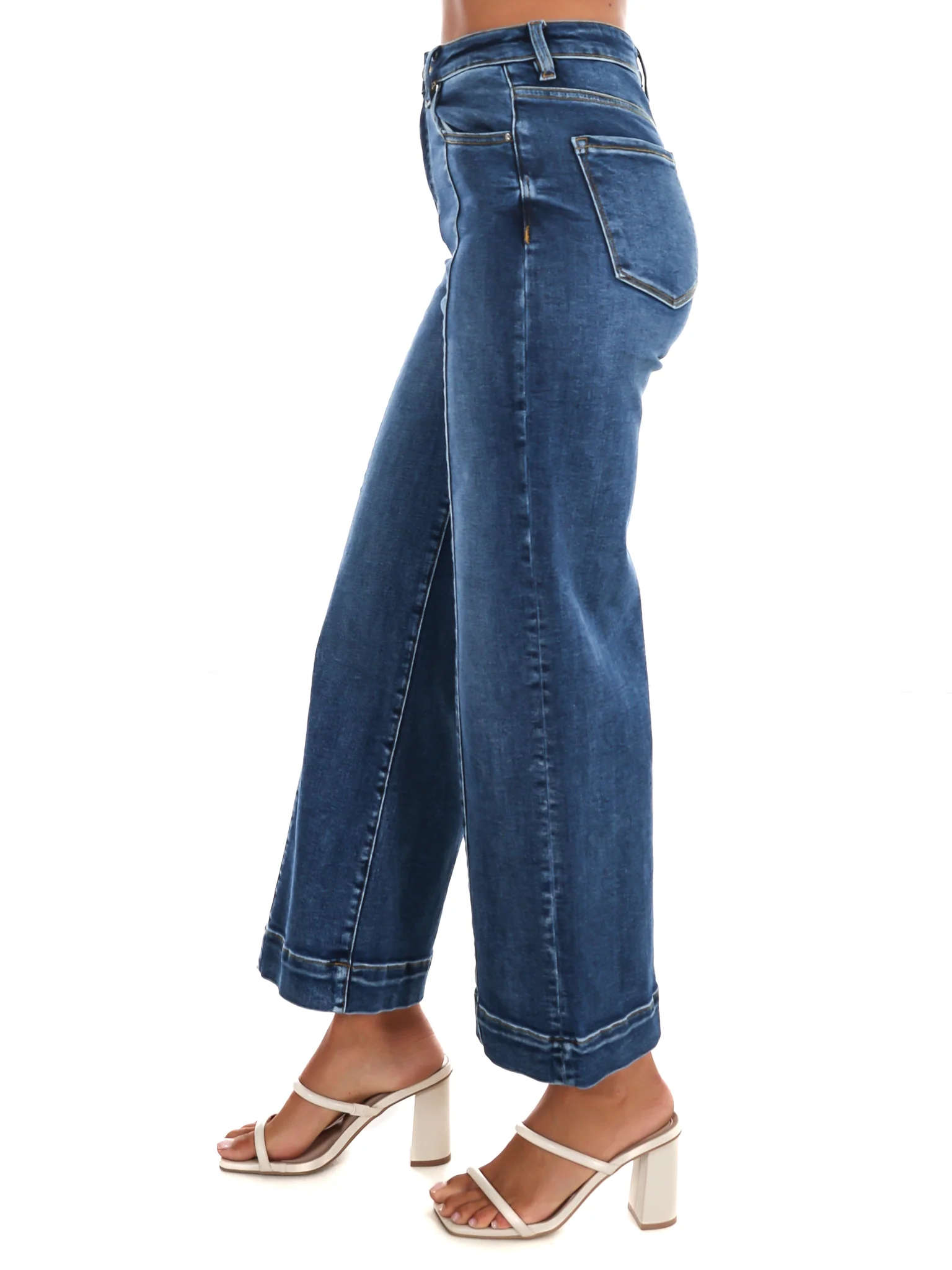 Nightfall High Rise Wide Ankle Jeans - Image 2