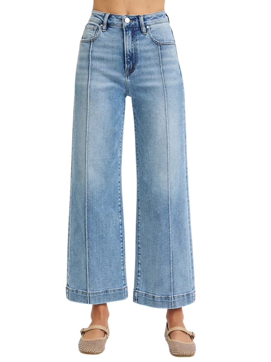Nightfall High Rise Wide Ankle Jeans - Image 4