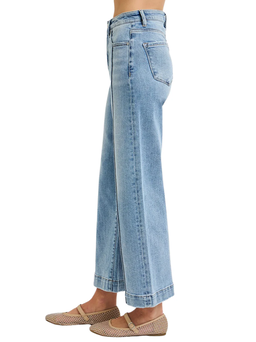 Nightfall High Rise Wide Ankle Jeans - Image 5