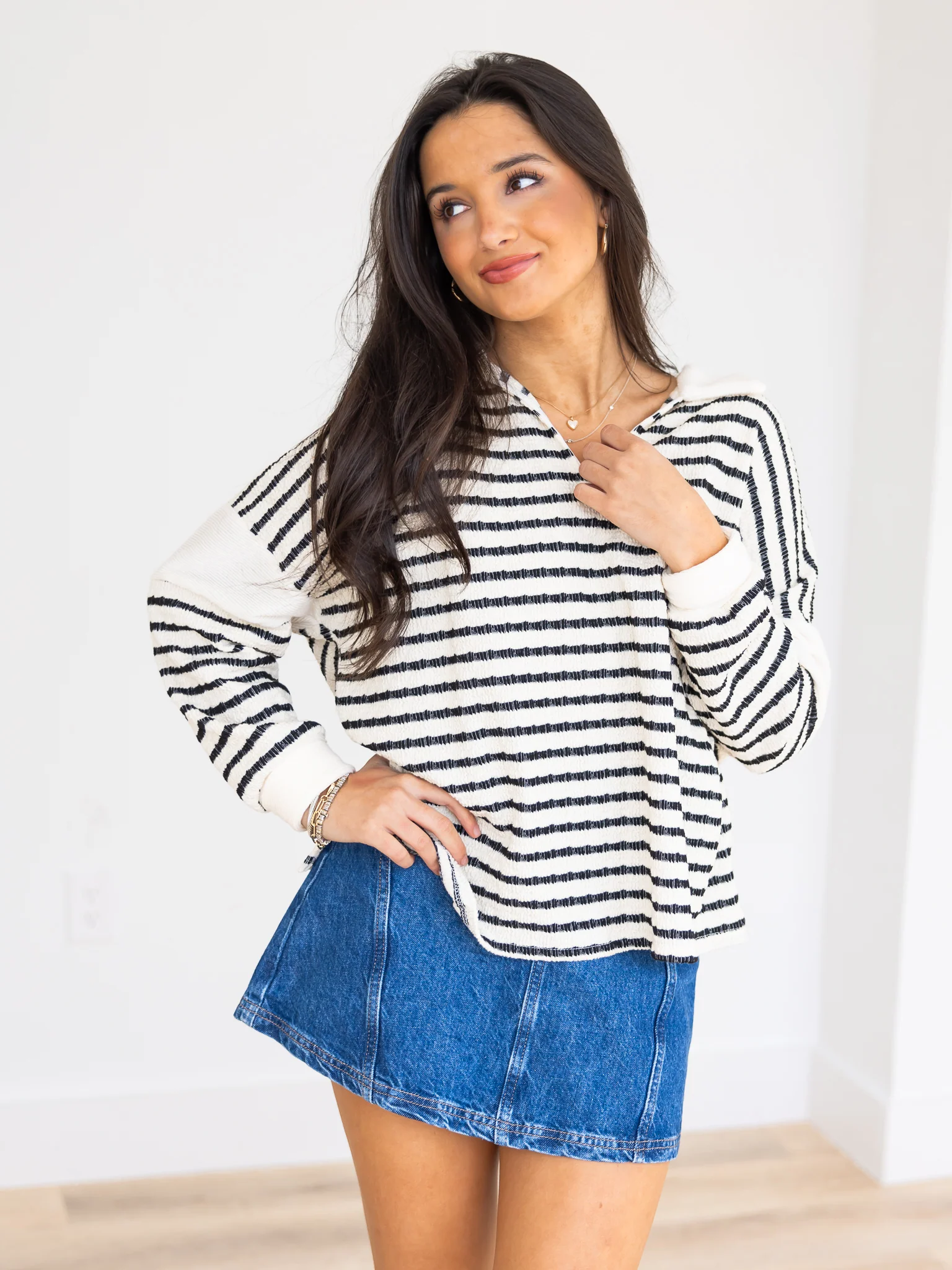 No Hard Feelings Stripe Top - Image 2