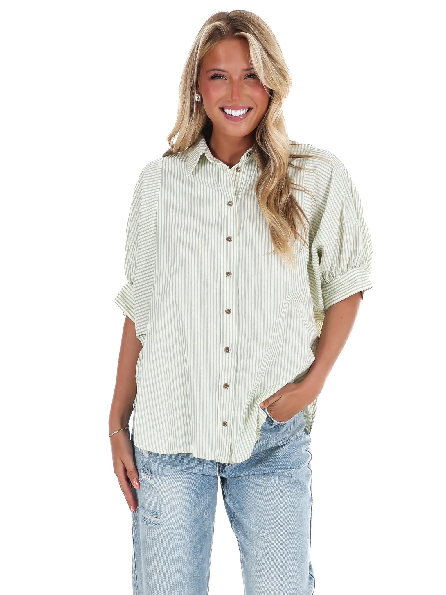 No Place Like This Stripe Top - Image 15