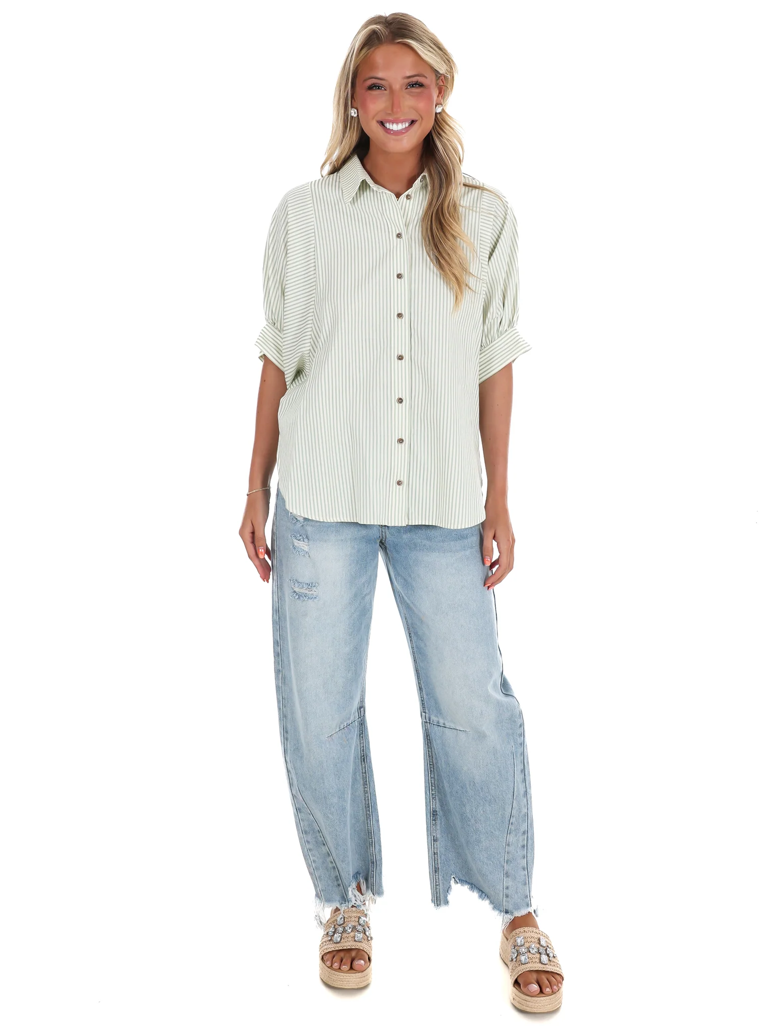No Place Like This Stripe Top - Image 16