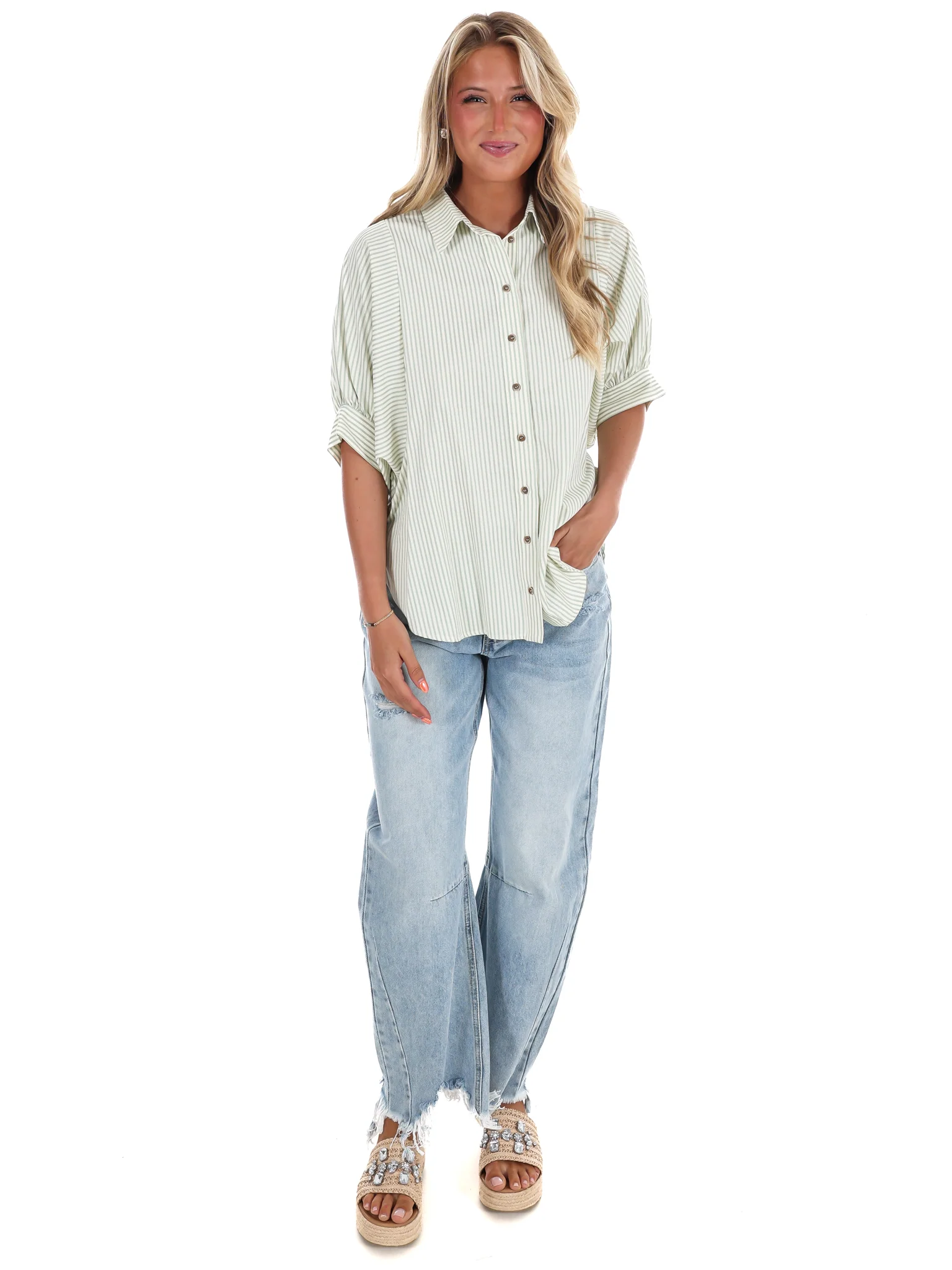 No Place Like This Stripe Top - Image 20