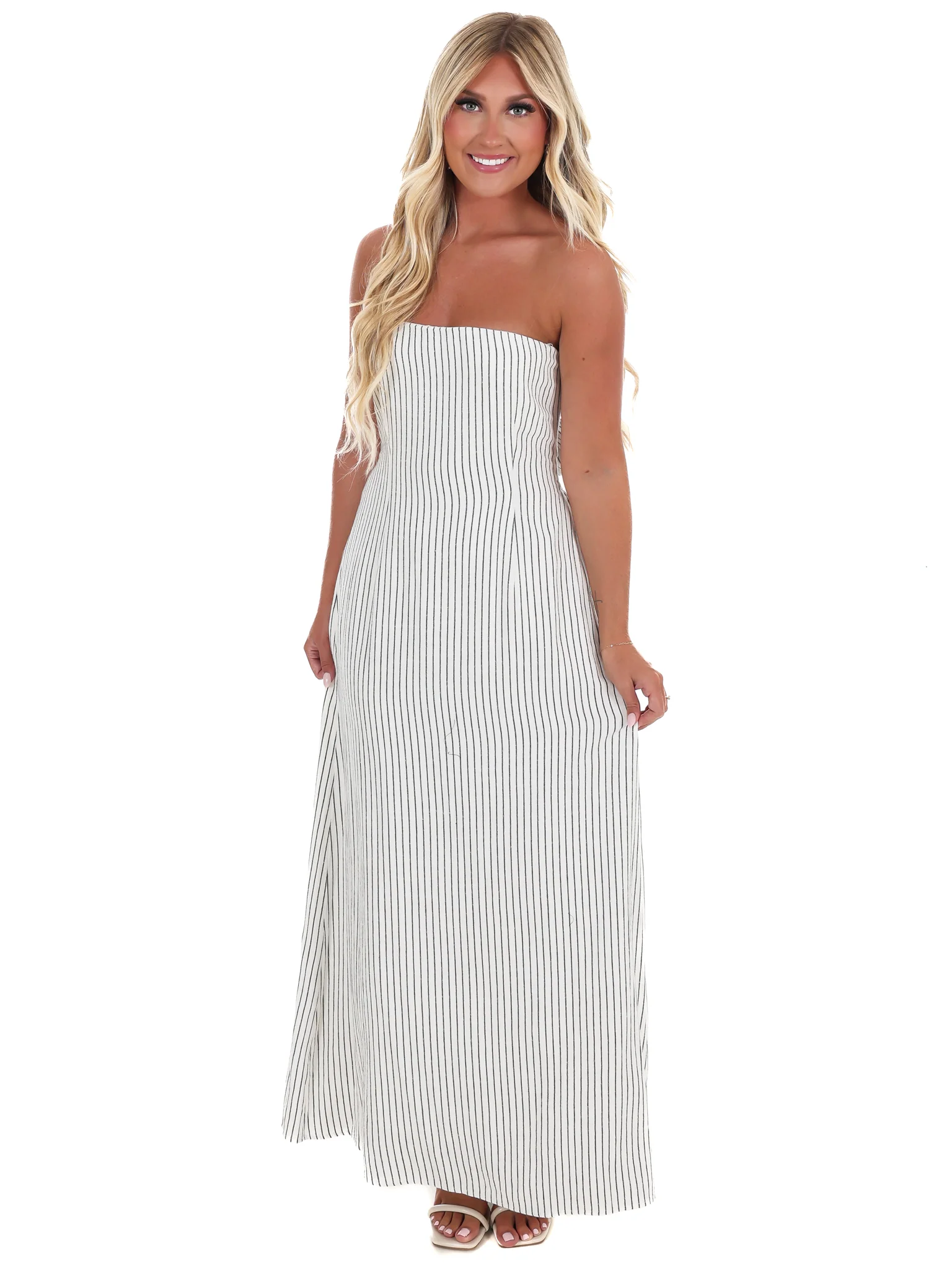 No Rush Stripe Maxi Dress - Image 3