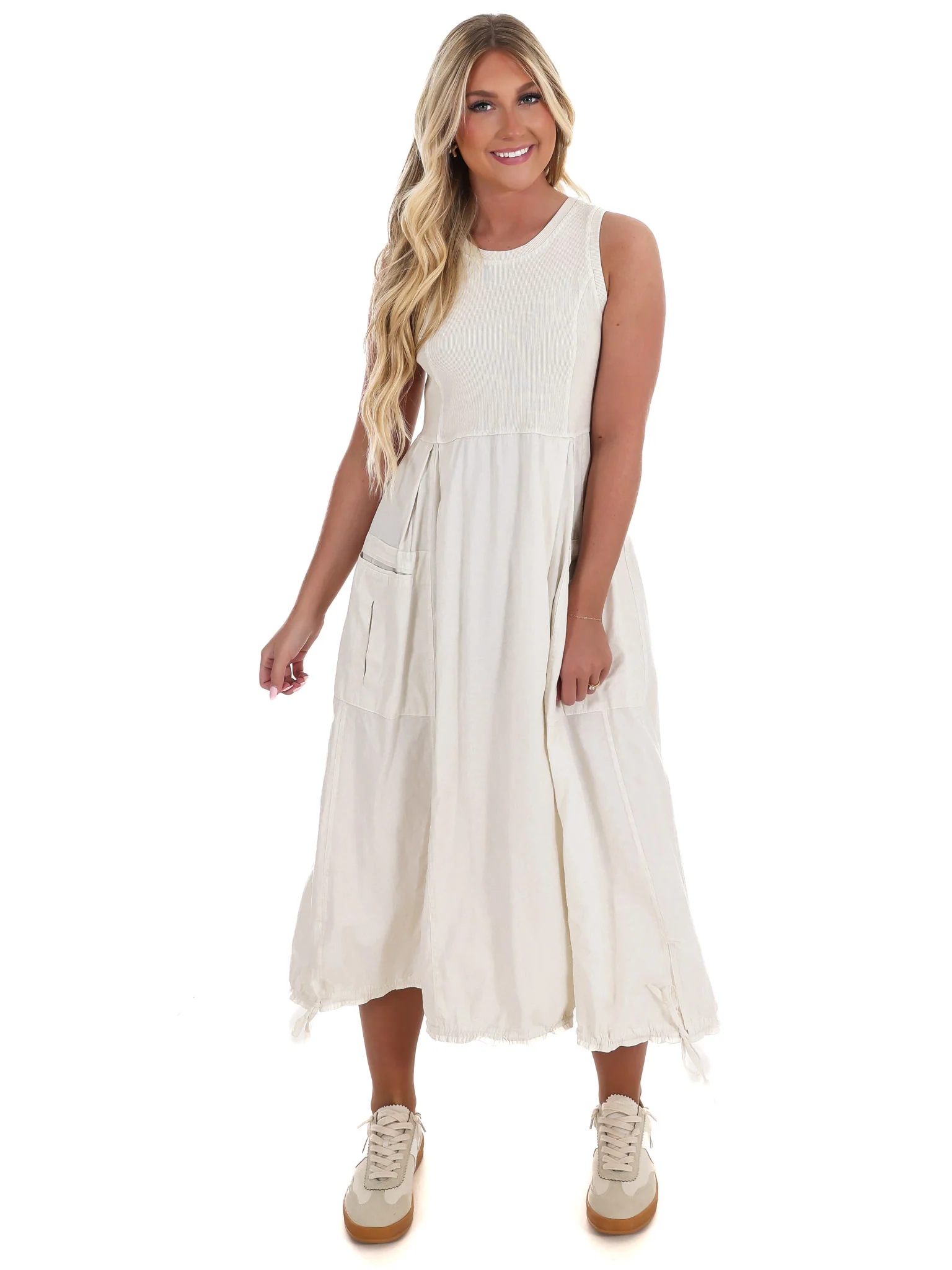 No Strings Attached Cargo Maxi Dress - Image 4