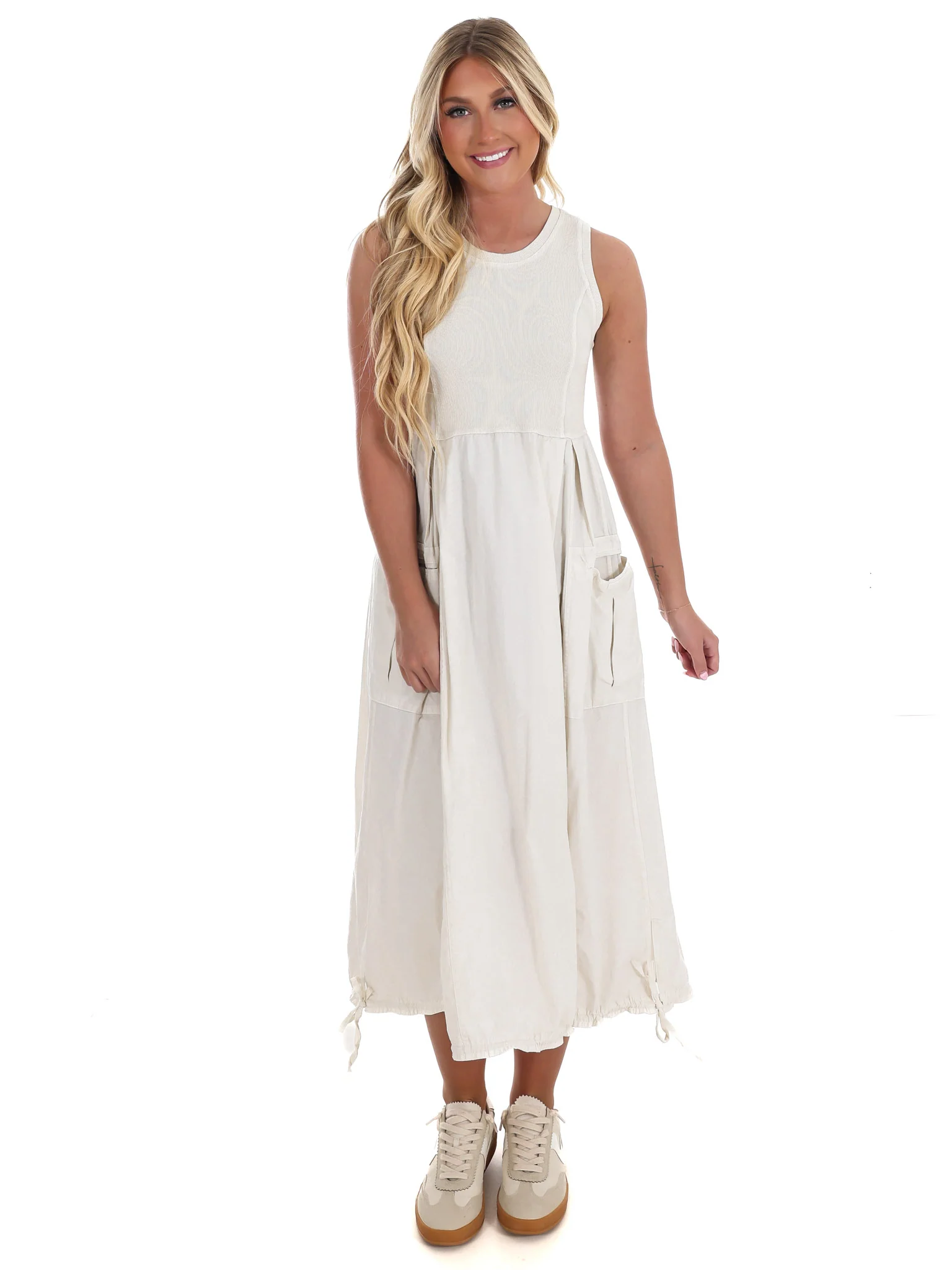 No Strings Attached Cargo Maxi Dress - Image 5