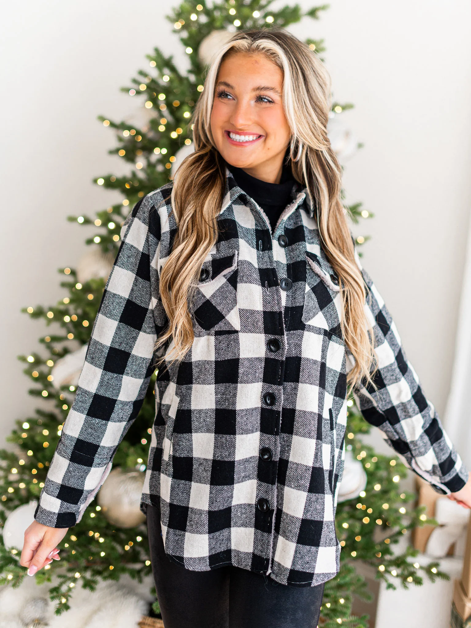 Northern Attitude Plaid Top - Image 11