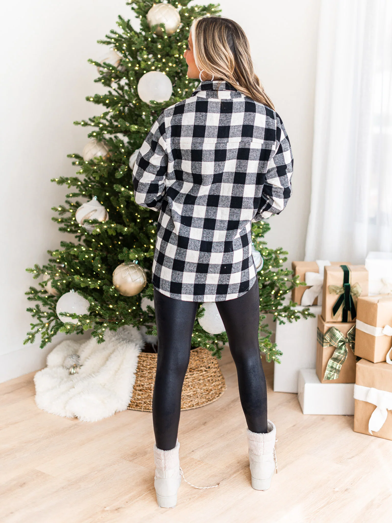 Northern Attitude Plaid Top - Image 14