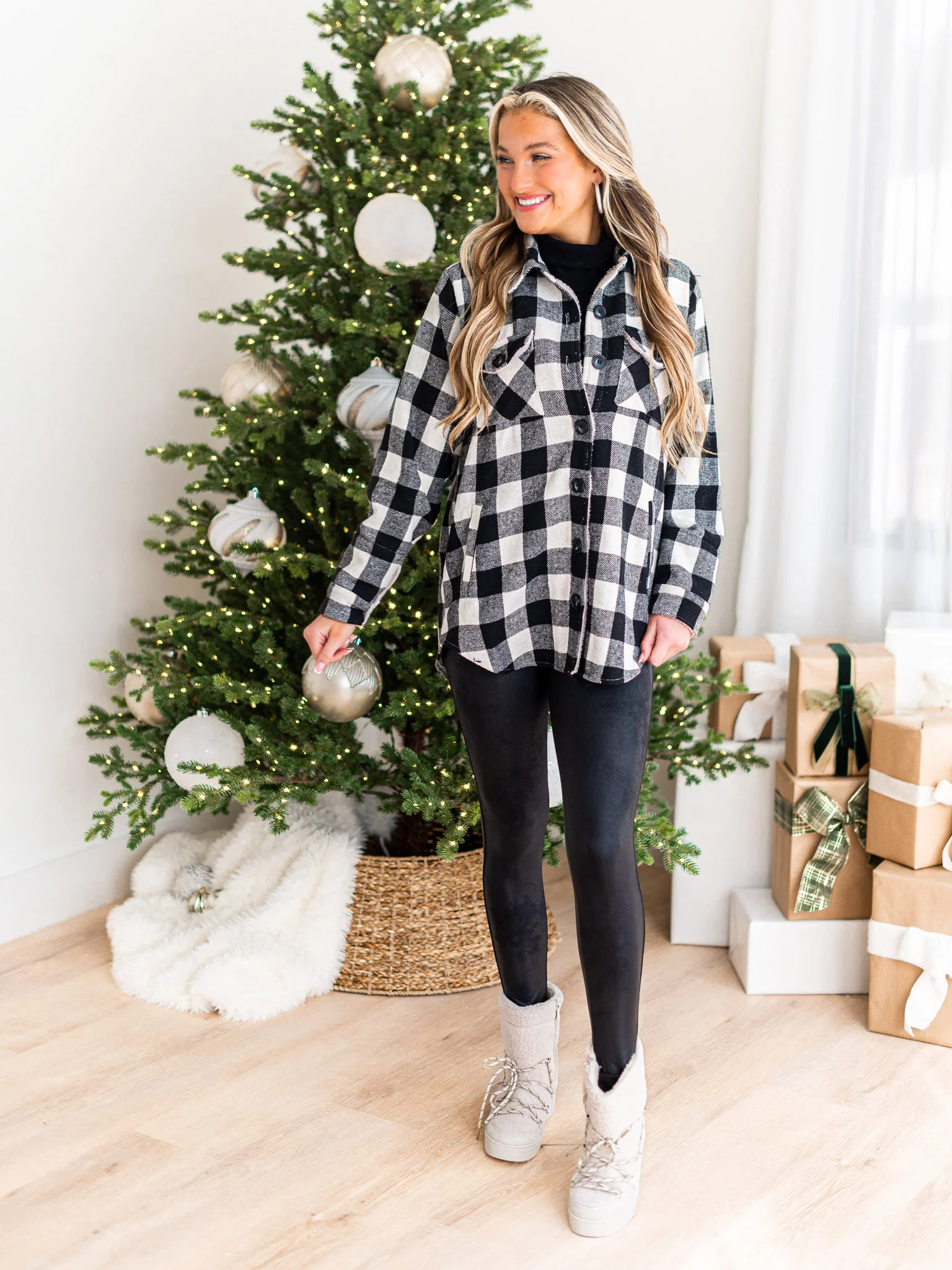 Northern Attitude Plaid Top - Image 8