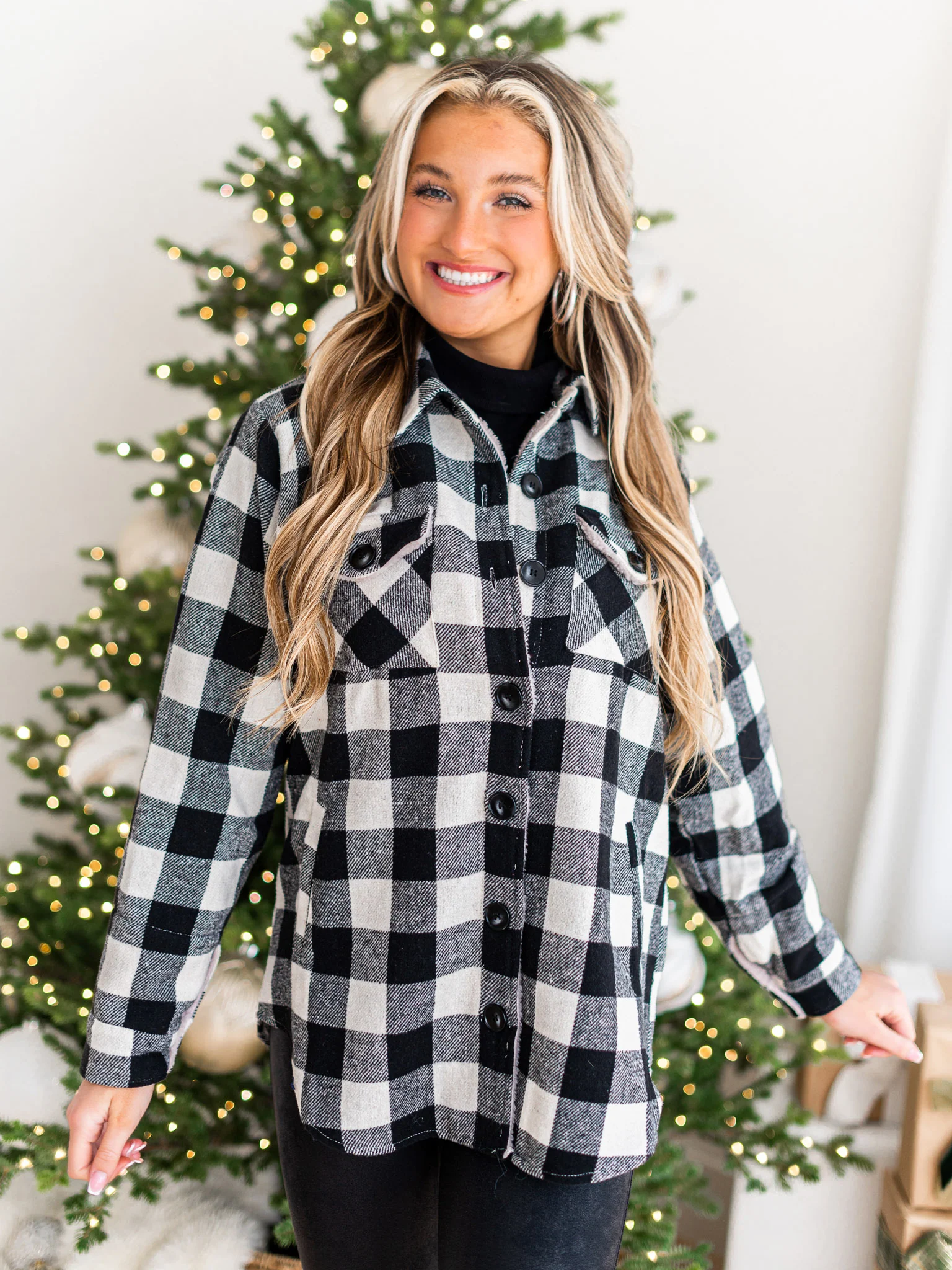 Northern Attitude Plaid Top - Image 9