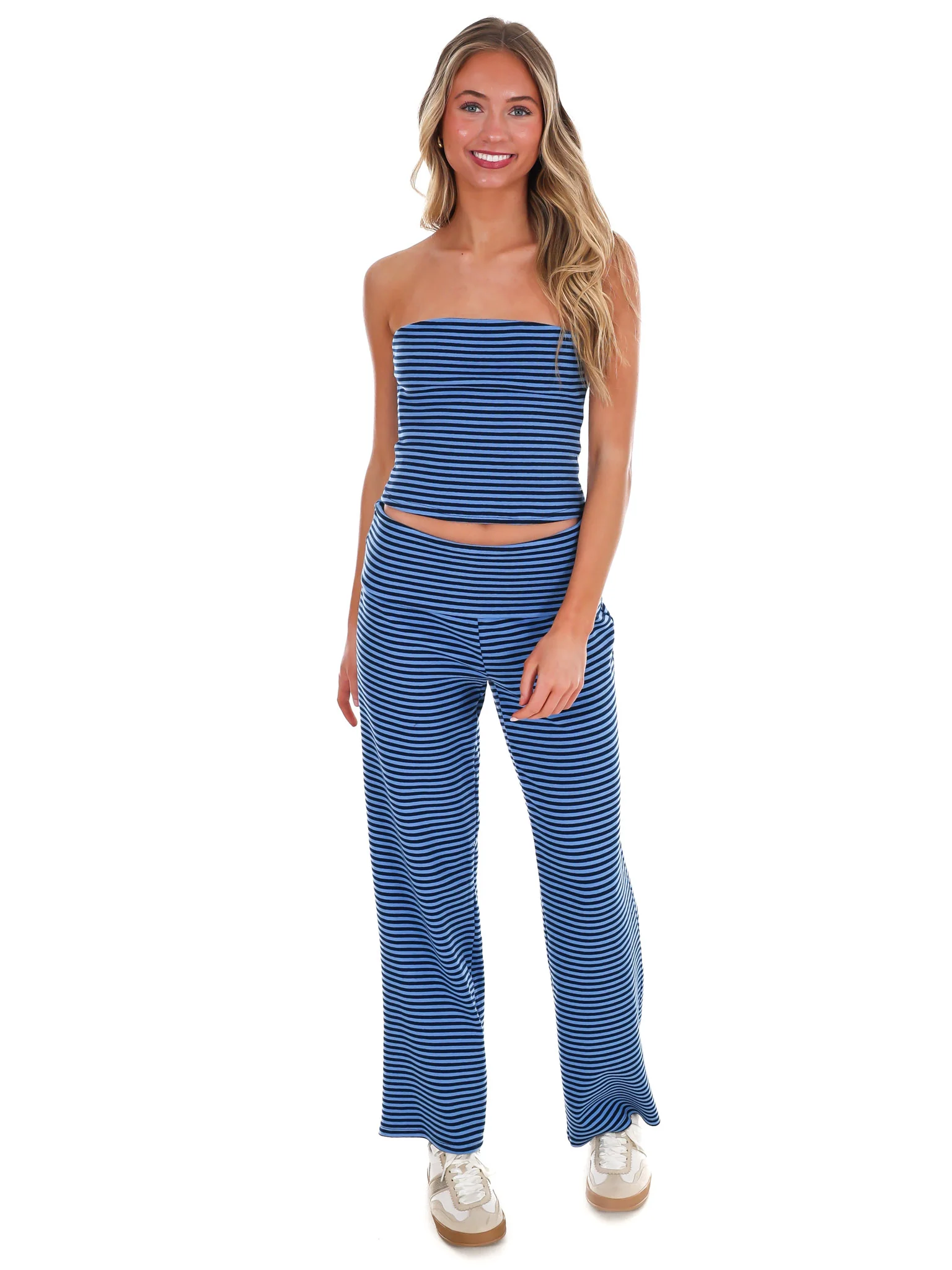 Not Like Us Stripe Two Piece Set - Image 4