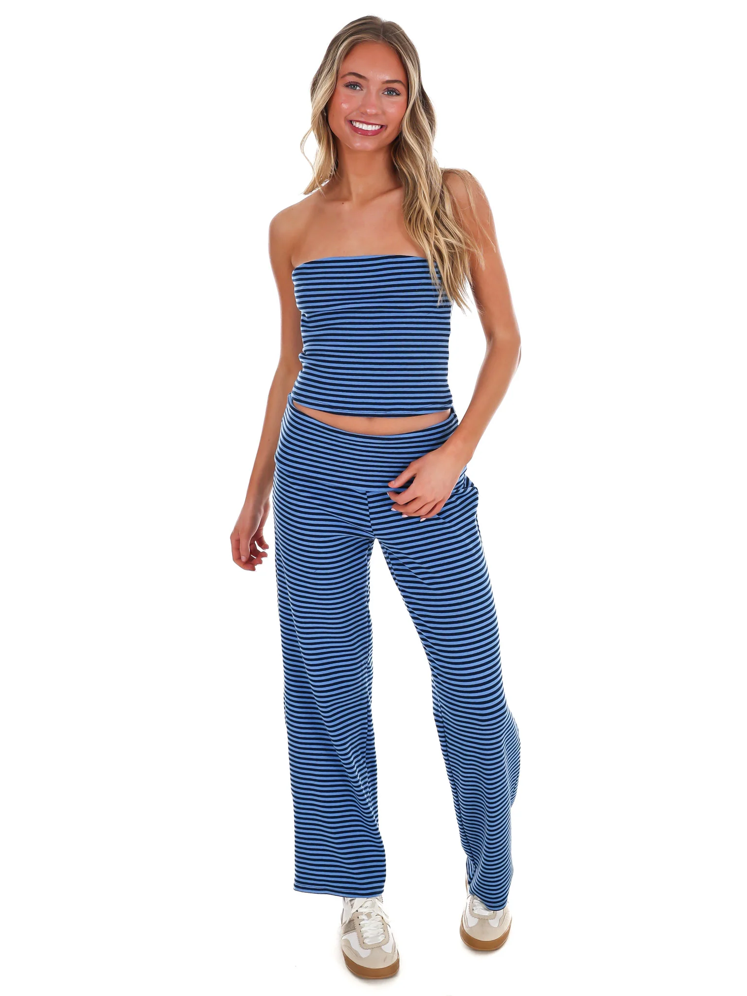 Not Like Us Stripe Two Piece Set - Image 6