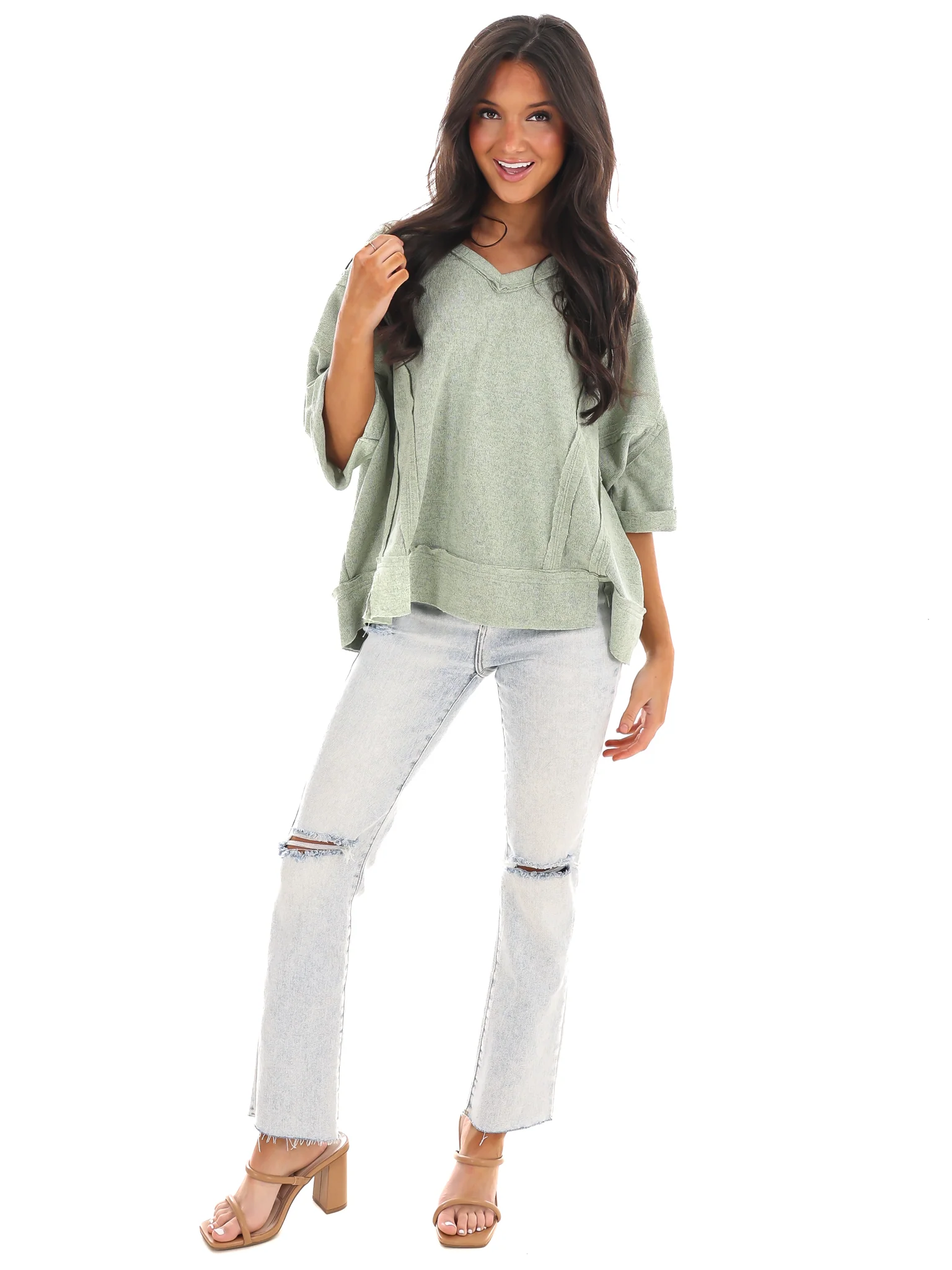 Not Over Yet V-Neck Top - Image 21