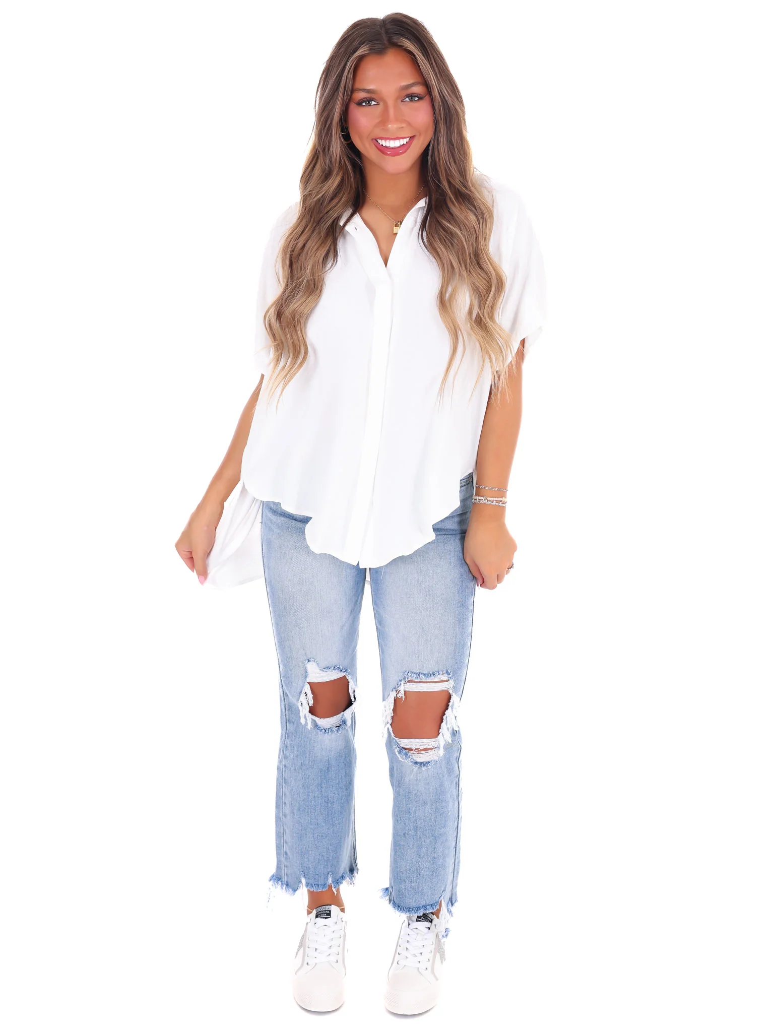 Nothing On You Button Down Top - Image 16