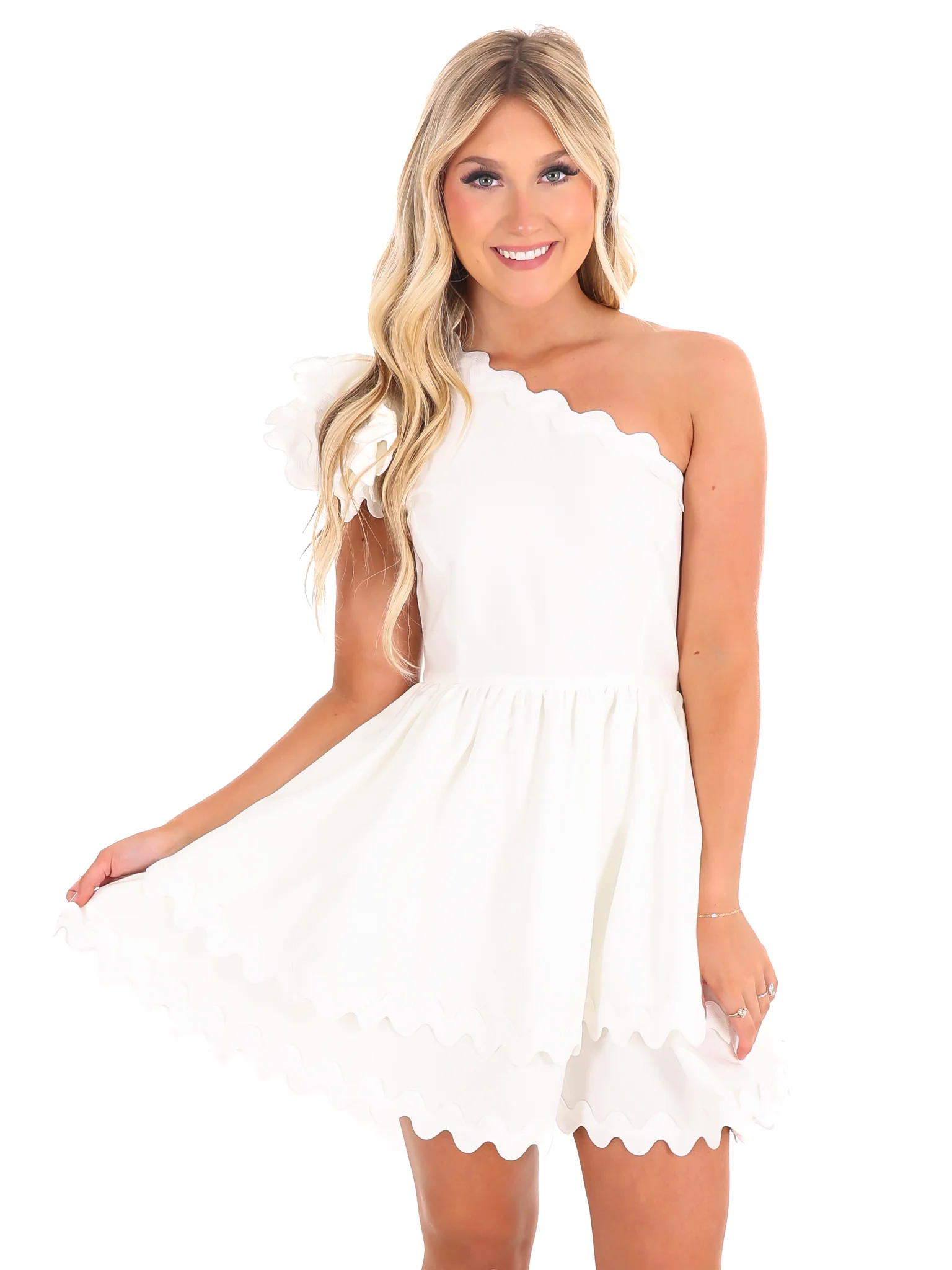 Noticing You One Shoulder Dress - Image 3