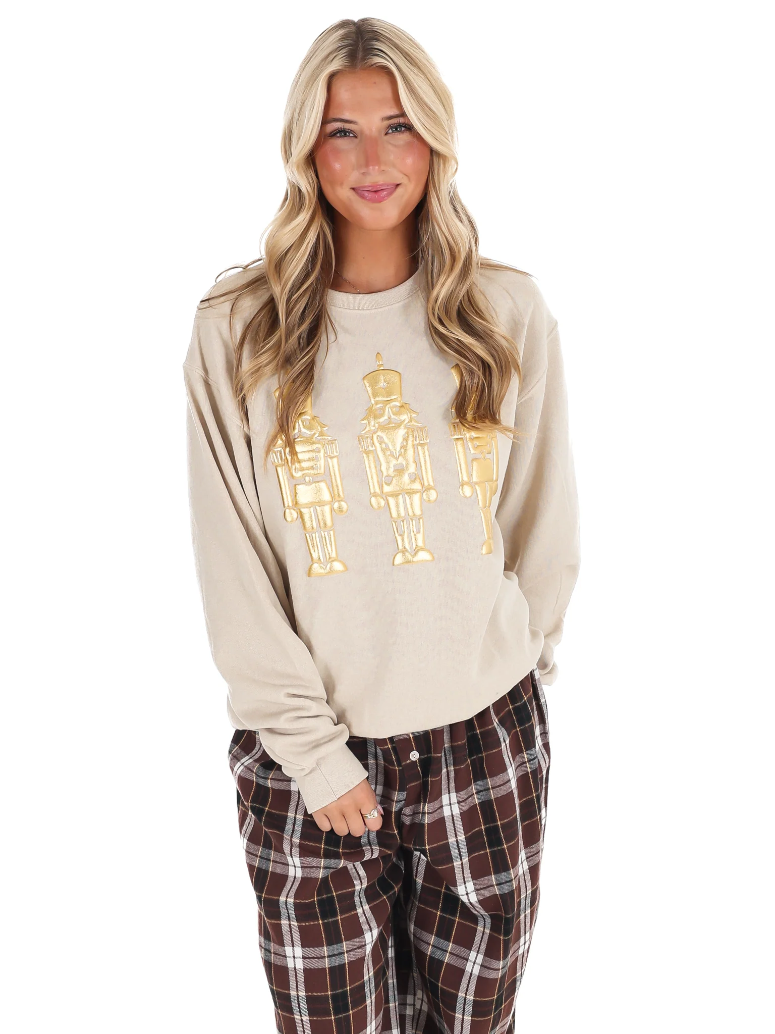 Nutcracker Metallic Puff Sweatshirt - Image 3
