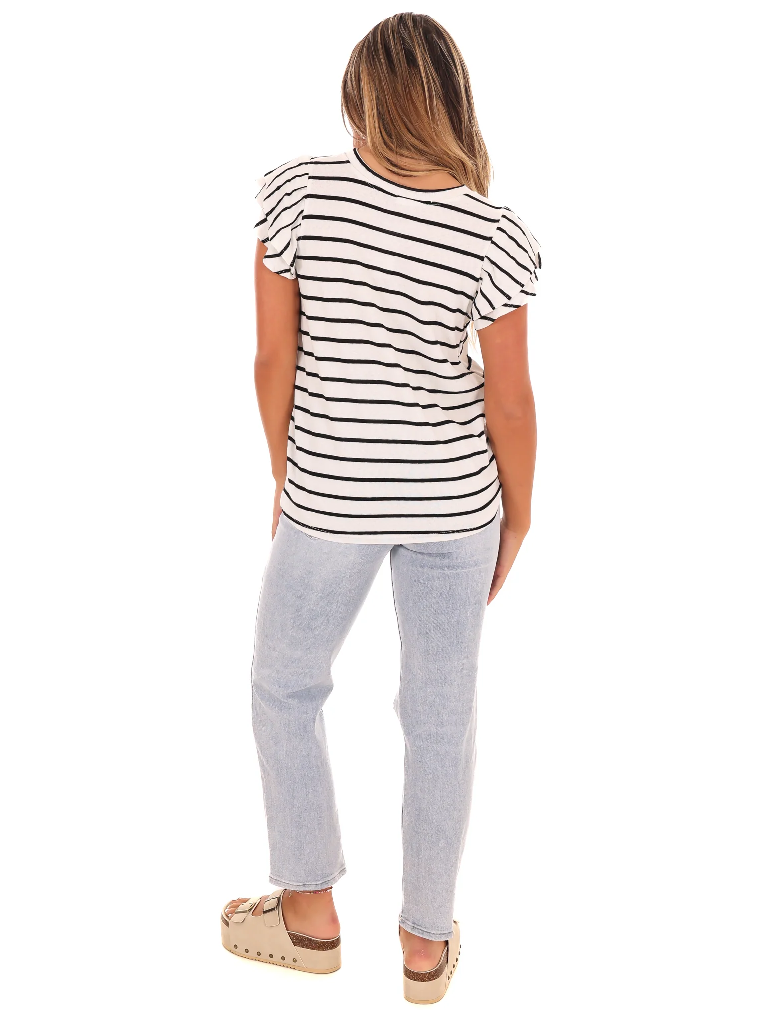On A Good Note Stripe Top - Image 7