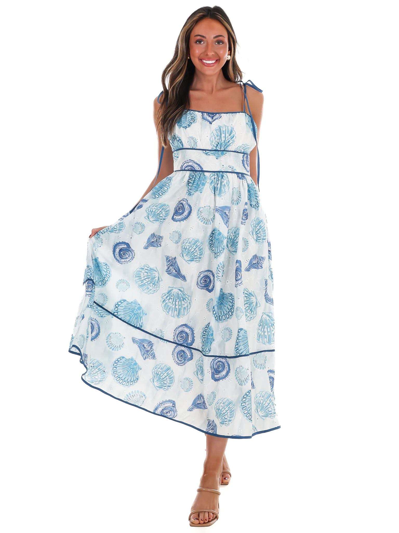 On the Seashore Midi Dress - Image 6