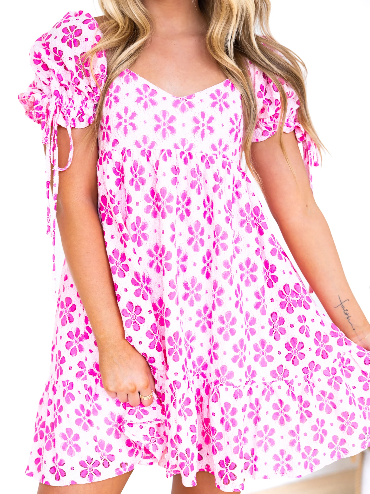 One of A Kind Floral Dress - Image 7