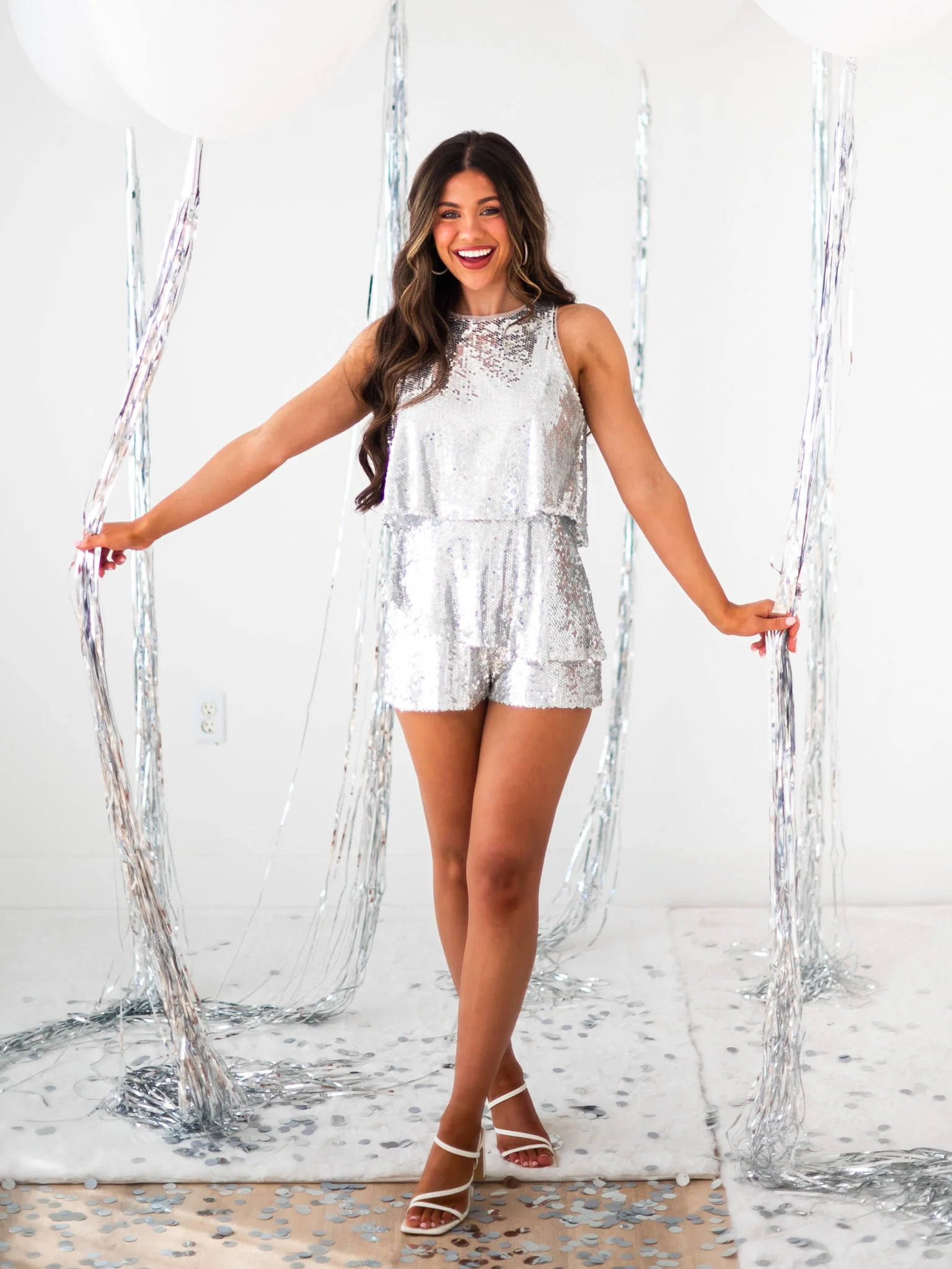 One Of Them Girls Sequin Romper - Image 4