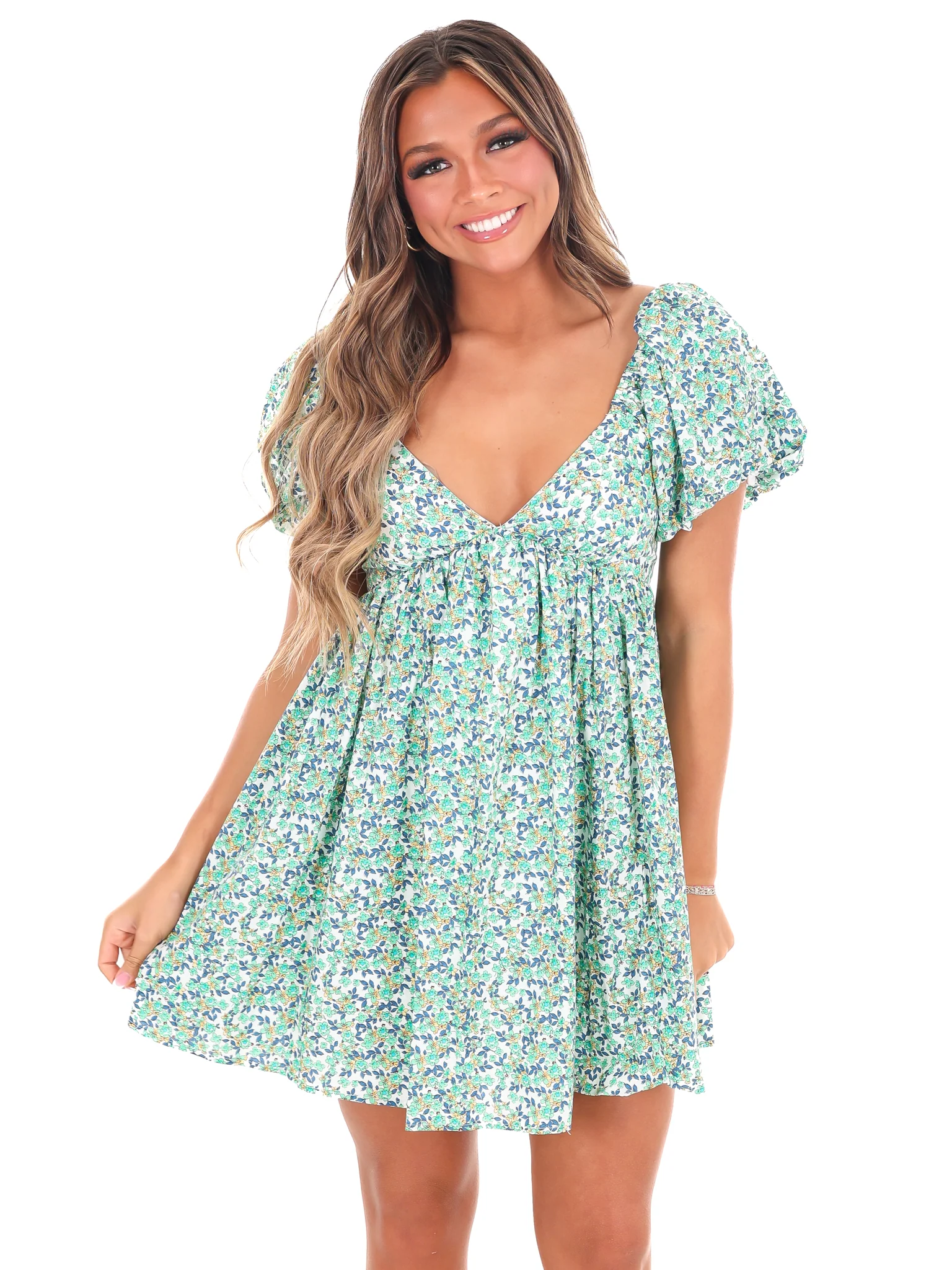 One Thing Right Floral Dress - Image 13