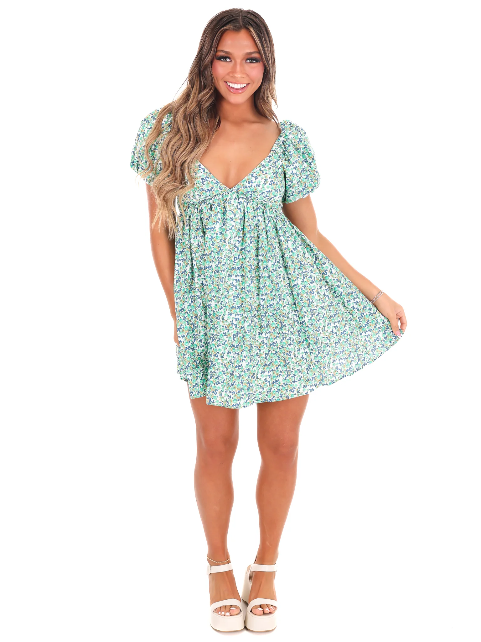 One Thing Right Floral Dress - Image 14