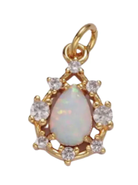 Opal Stone Charm