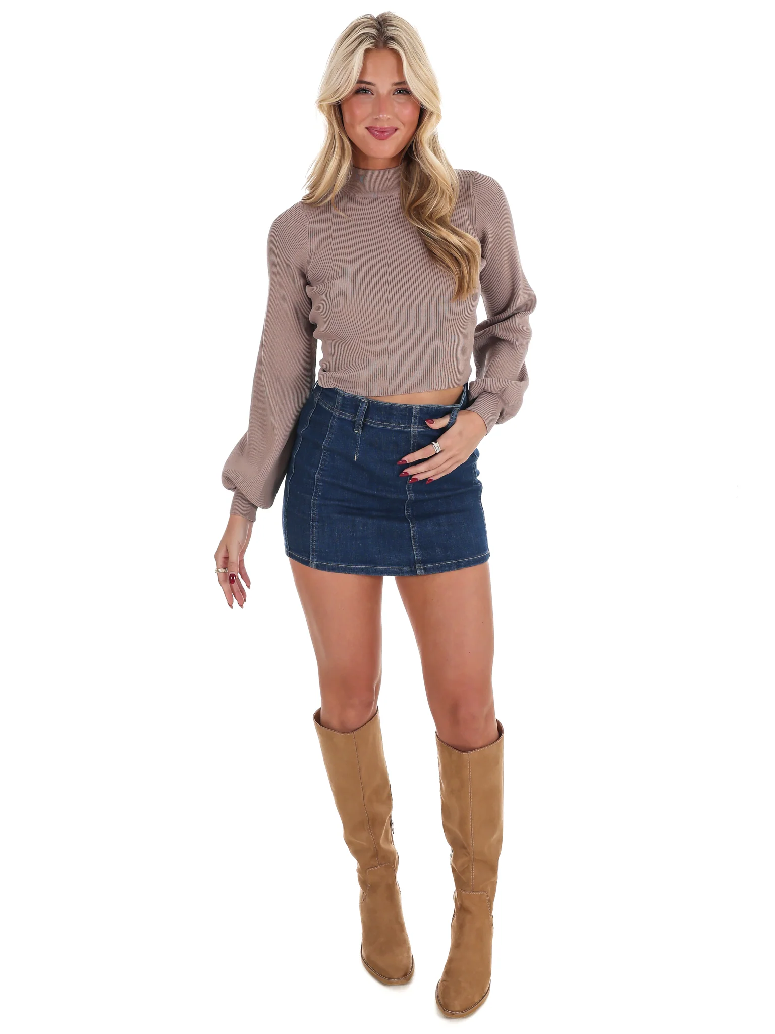 Open Heart Back Tie Sweater - Image 4