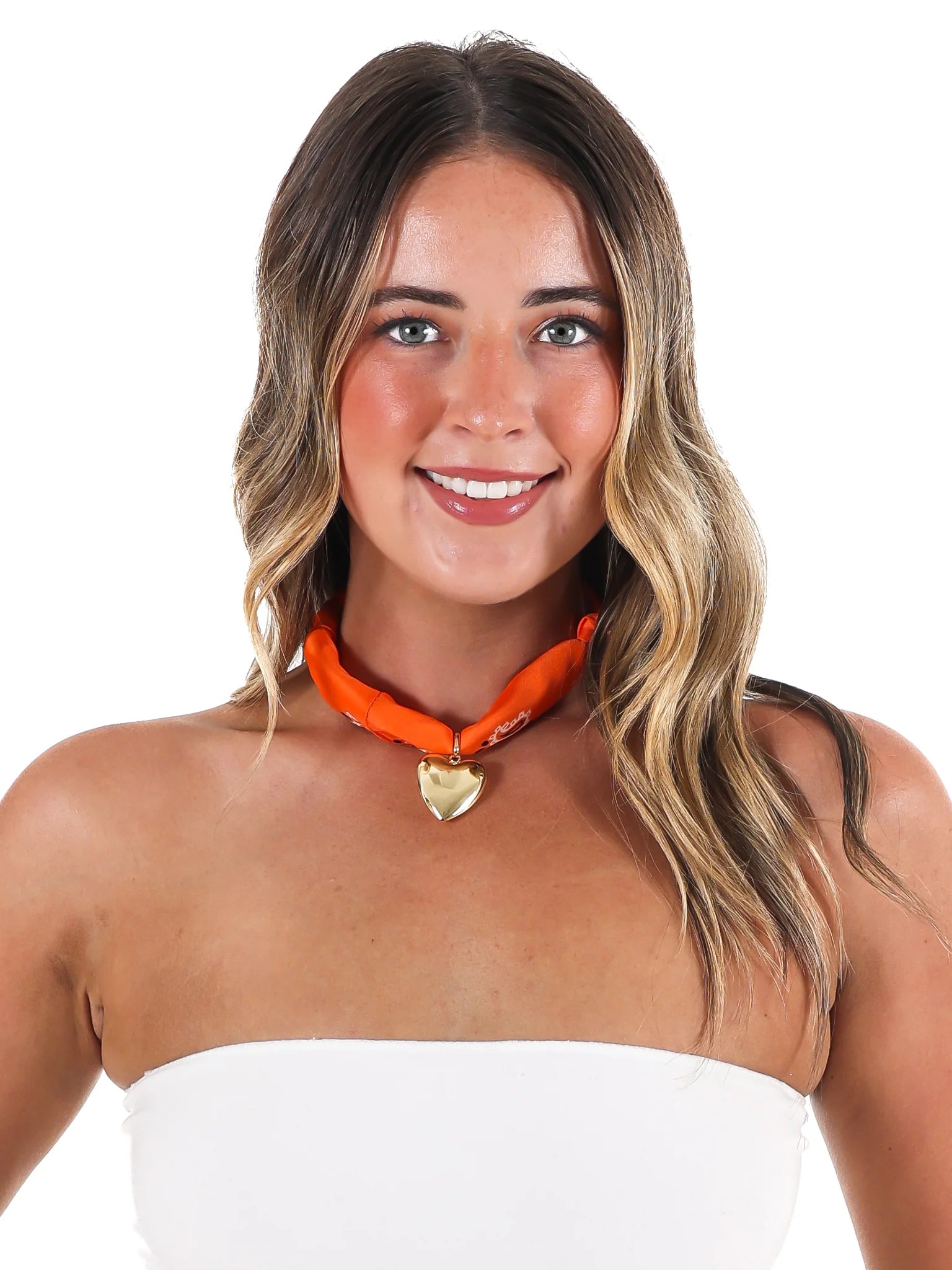 Josie's Bandana XL Heart Charm Necklace - Image 3