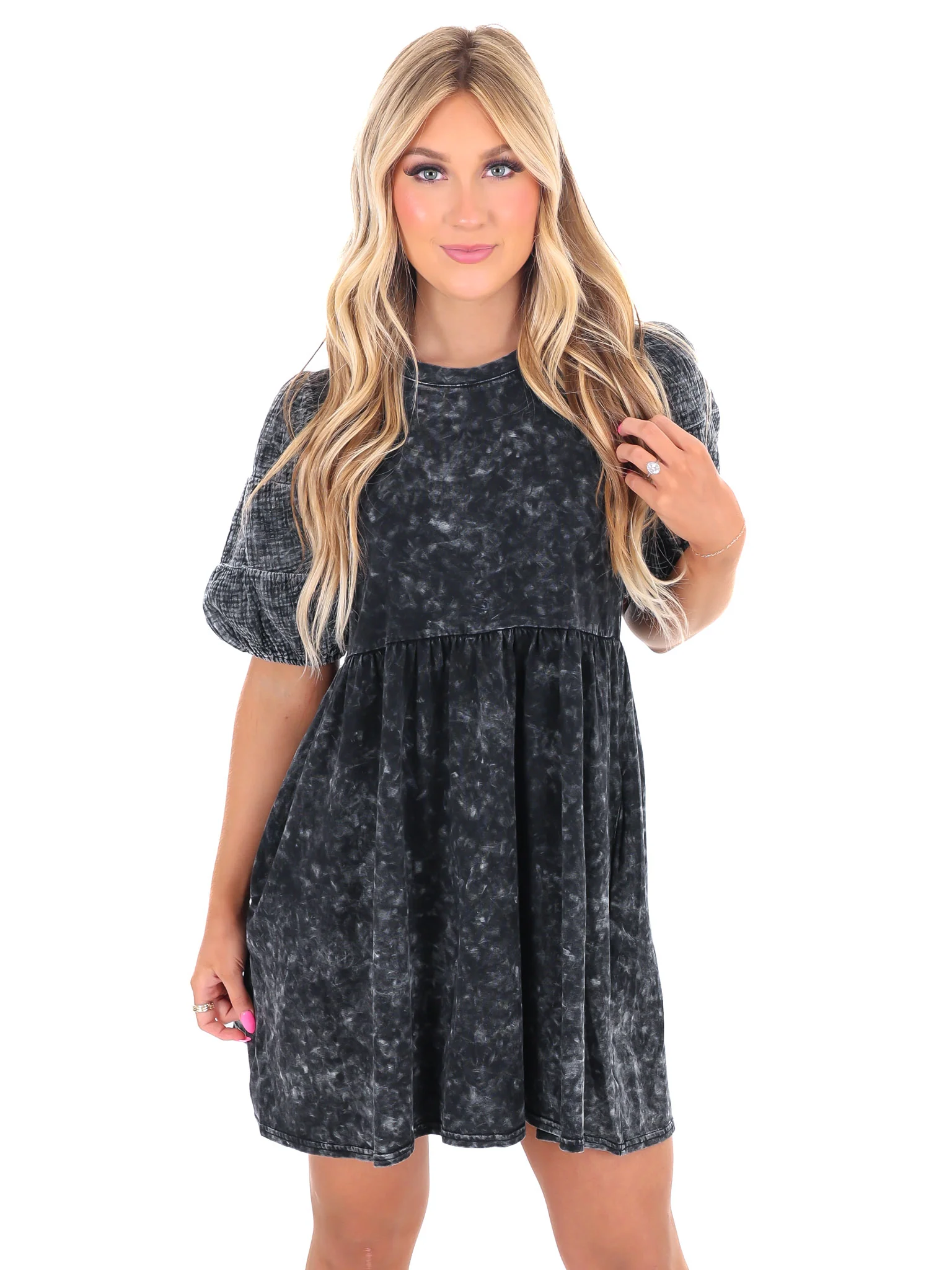 Out of Reach Gauze Mini Dress - Image 5