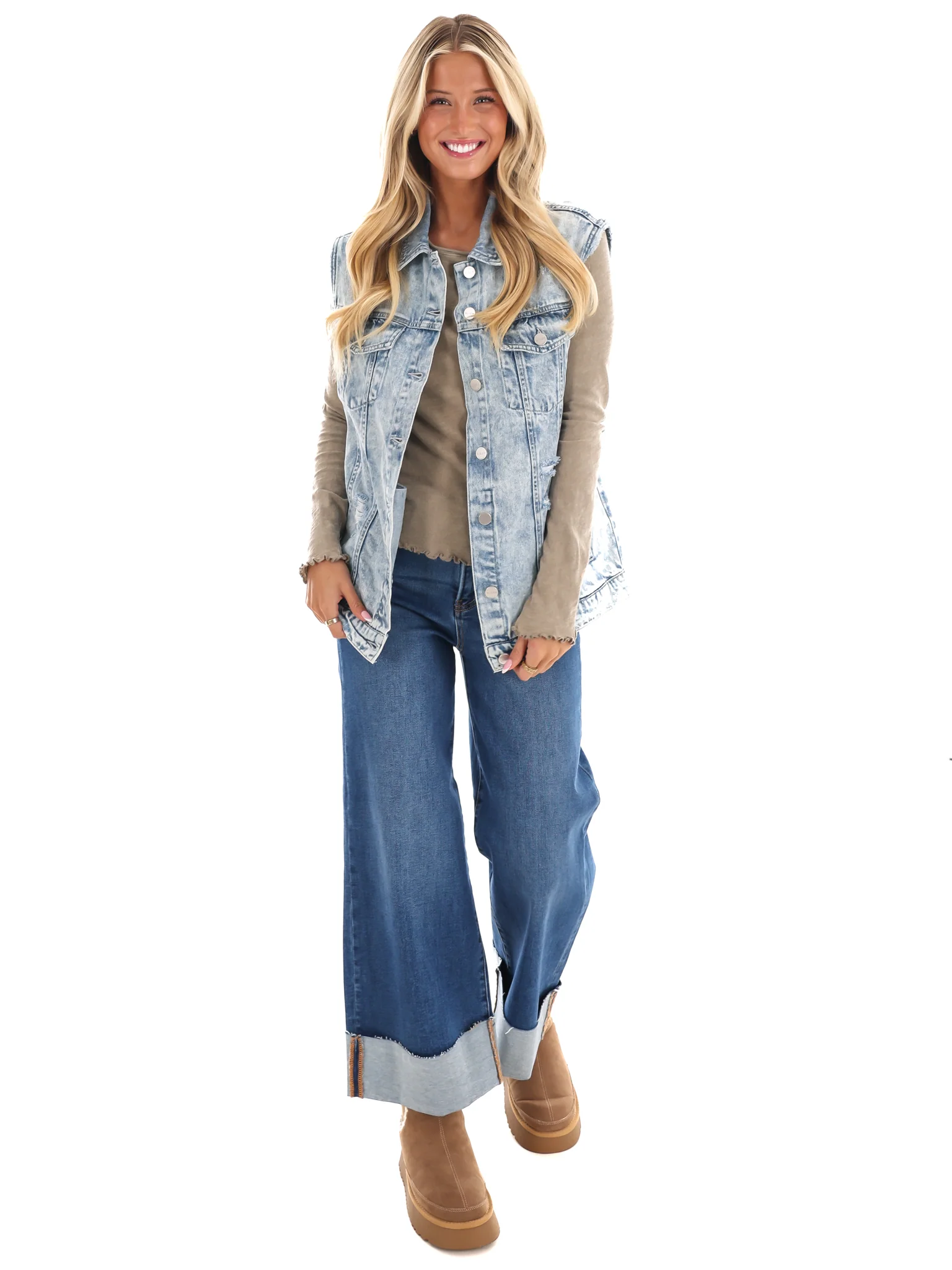 Outlander Oversized Denim Vest - Image 6