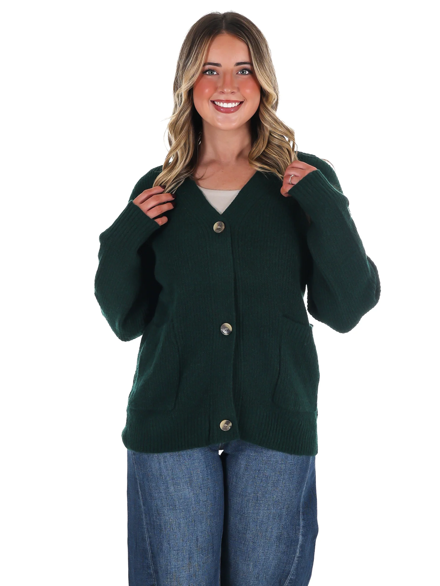 Oversized Button Up Cozy Cardigan Doorbuster - Image 20